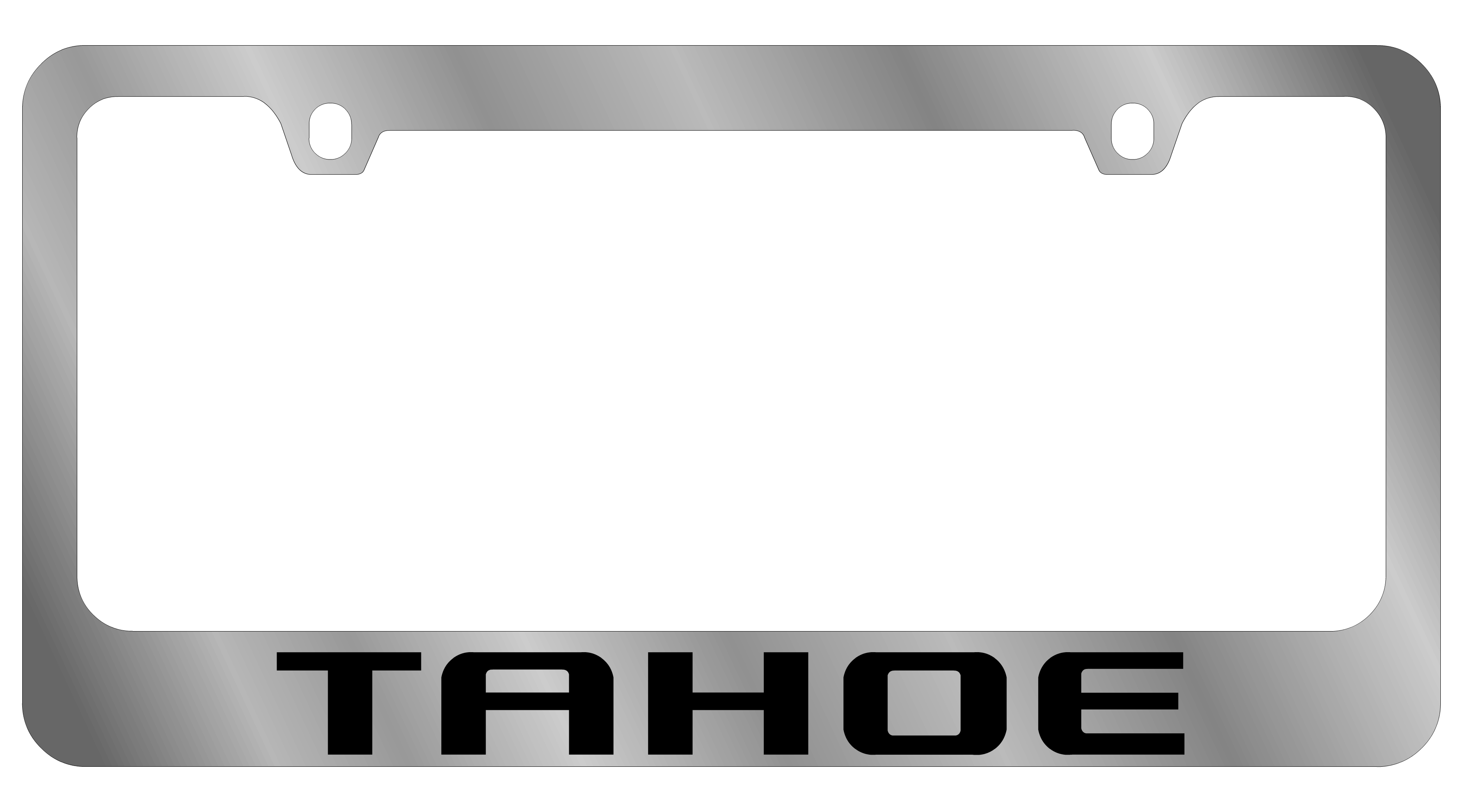 2007 Chevrolet Tahoe Chrome License Plate Frame