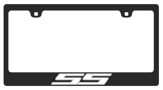Chevrolet SS Black License Plate Frame