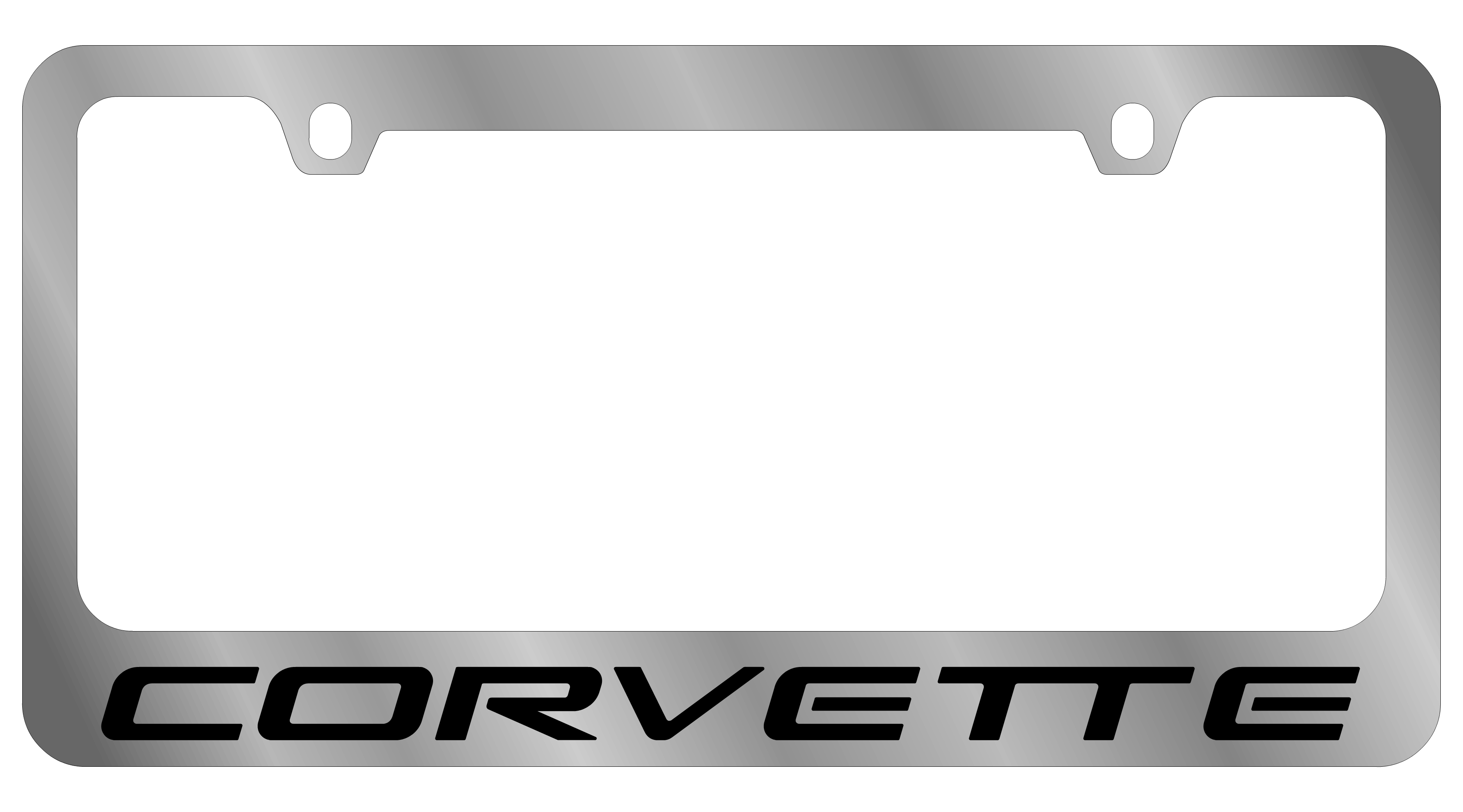 C5 Corvette Chrome License Plate Frame