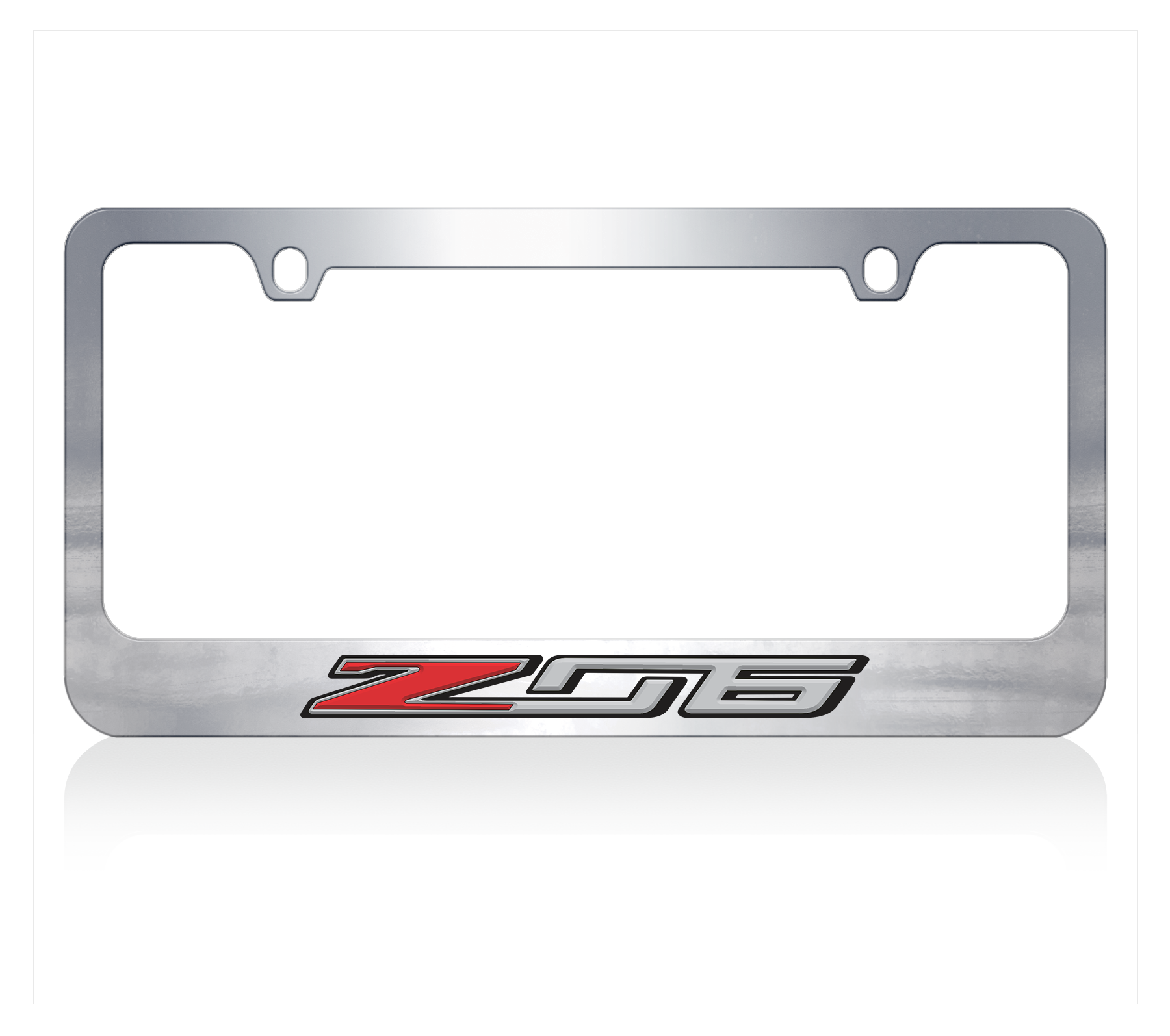 Chevrolet Corvette C7 Z06 Chrome License Plate