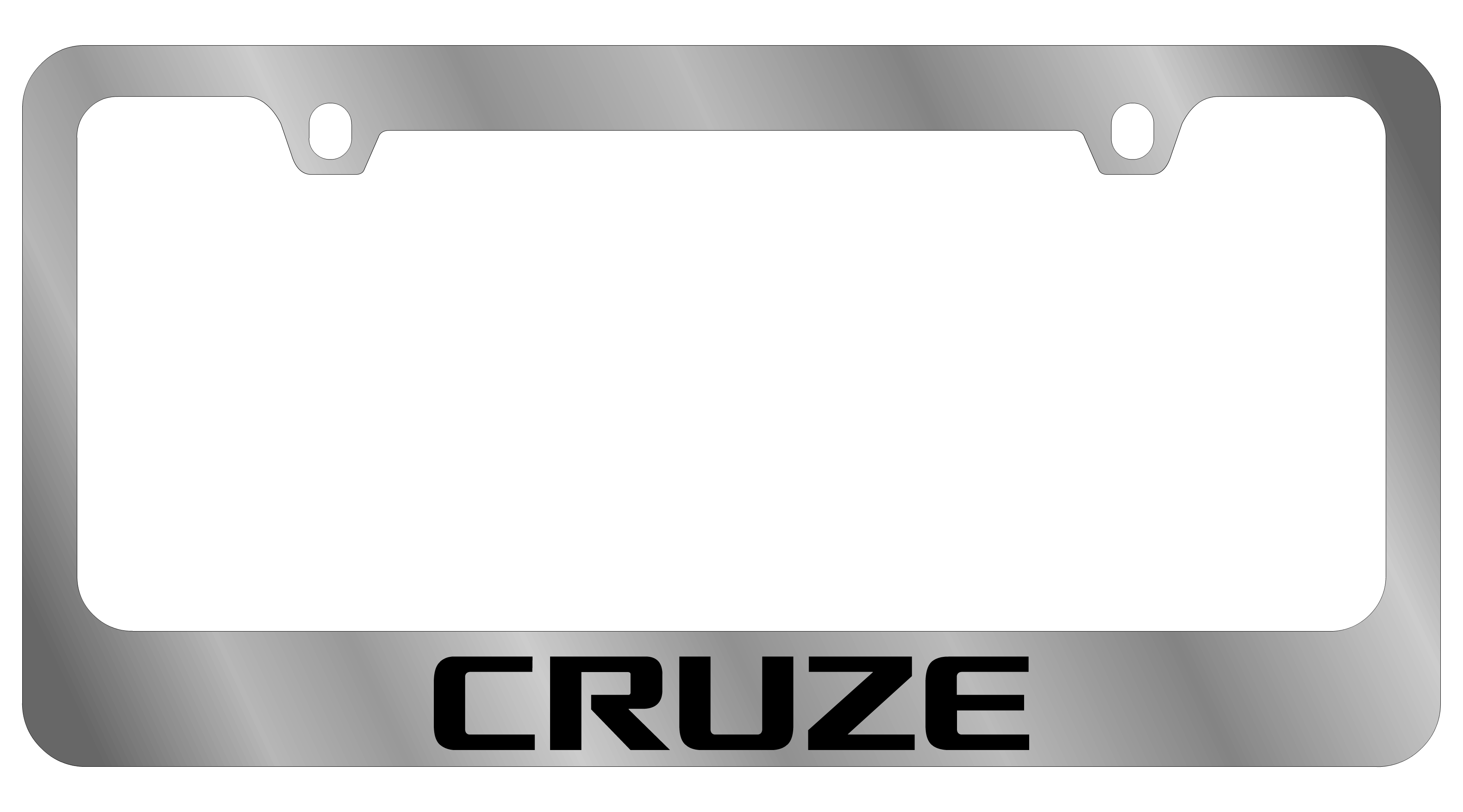 Chevy Cruze Chrome License Plate Frame