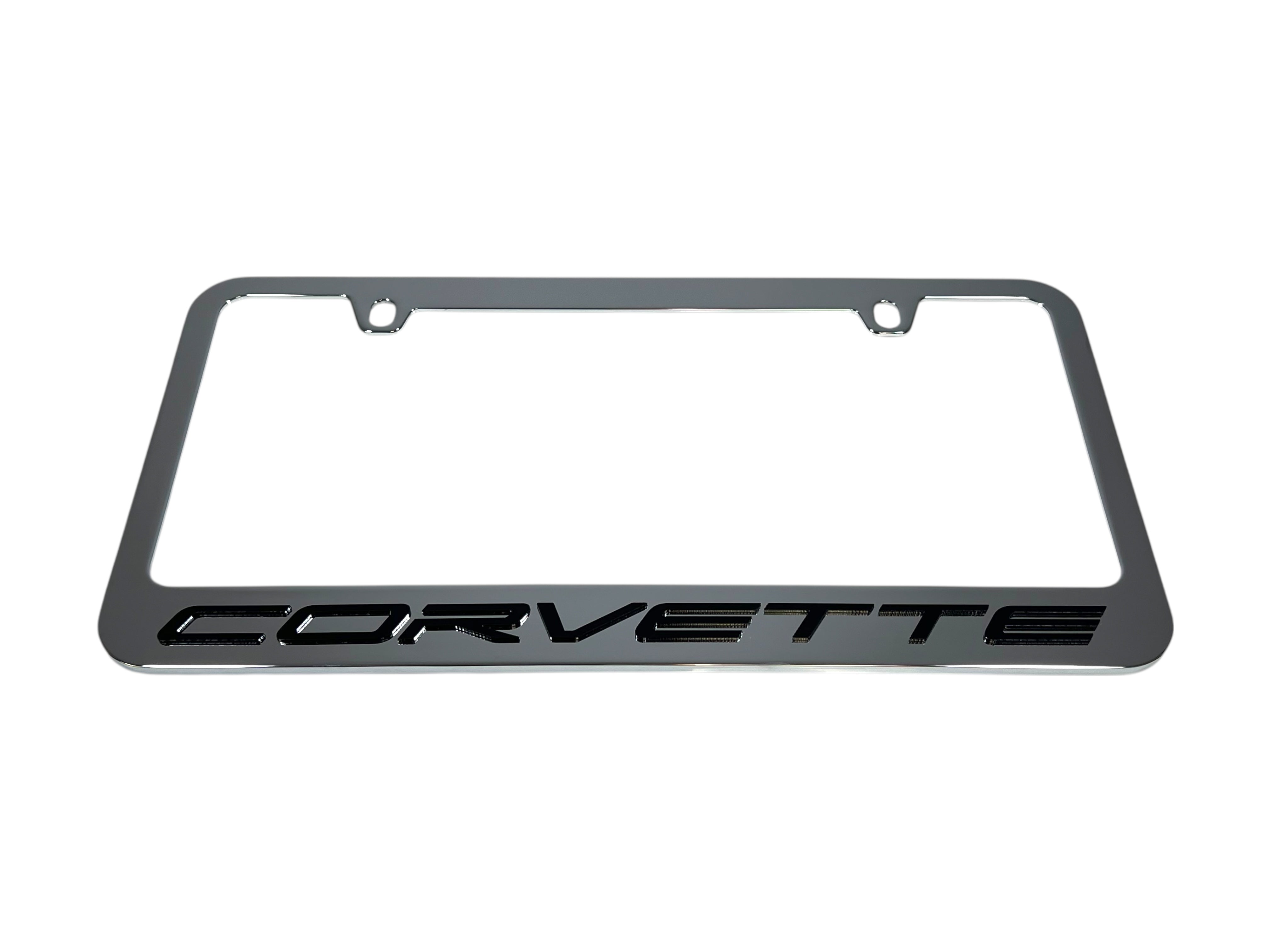 Chevrolet Corvette C8 Chrome License Plate Frame