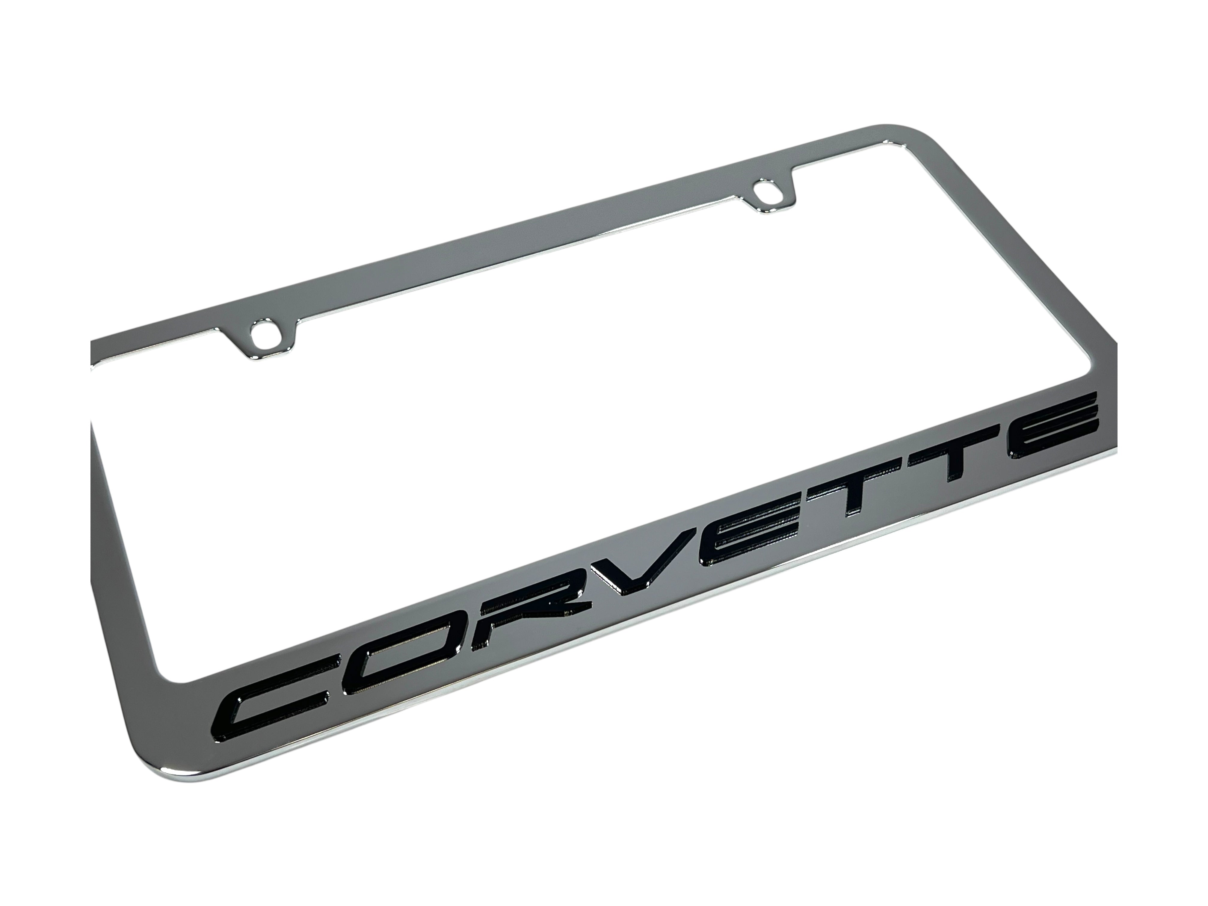 Chevrolet Corvette C8 Chrome License Plate Frame