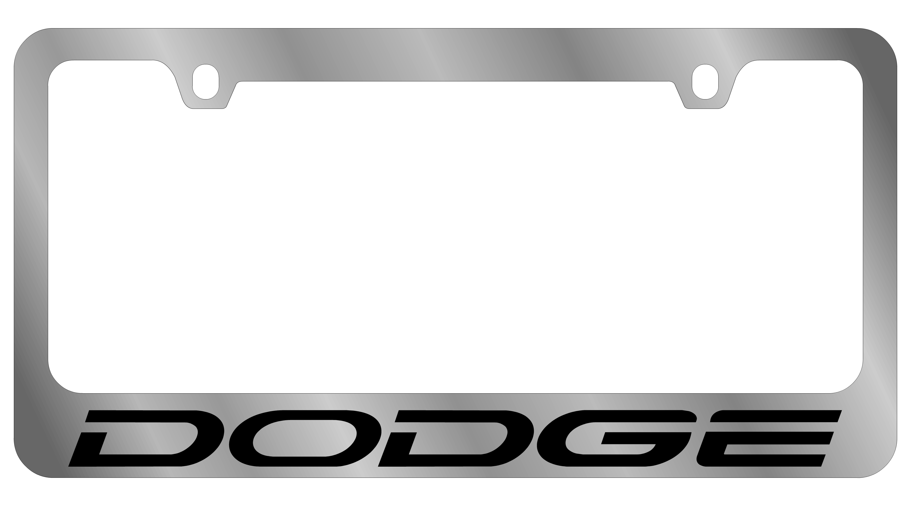 Dodge Chrome License Plate Frame