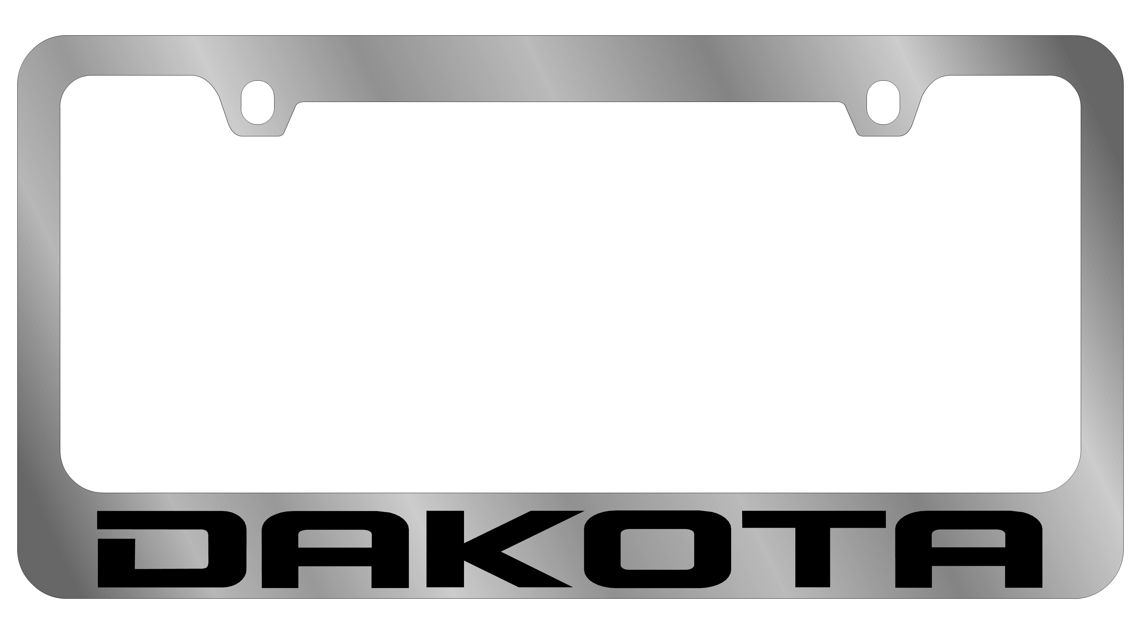 Dodge Dakota Chrome License Plate Frame