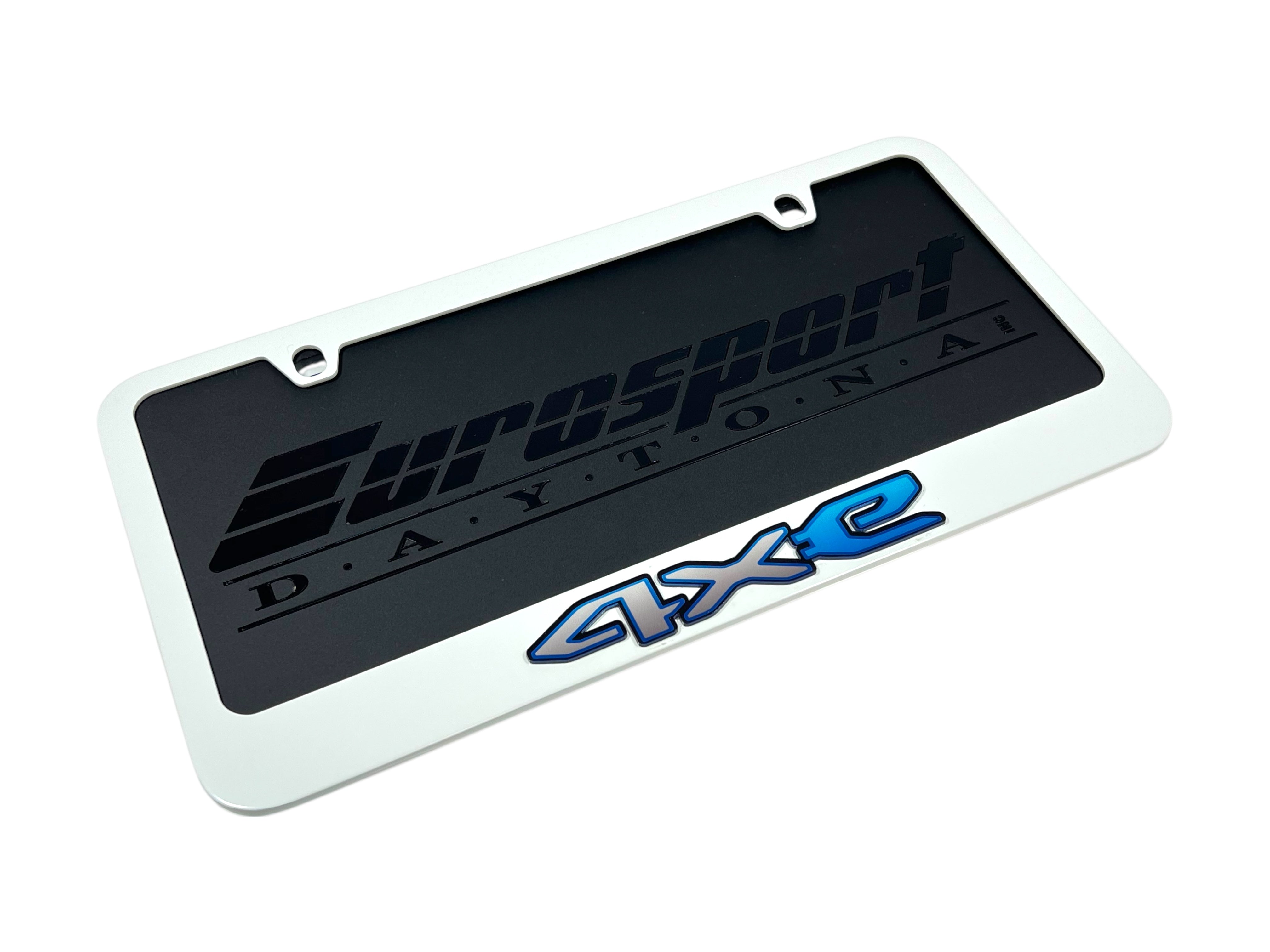 Jeep 4XE White License Plate Frame