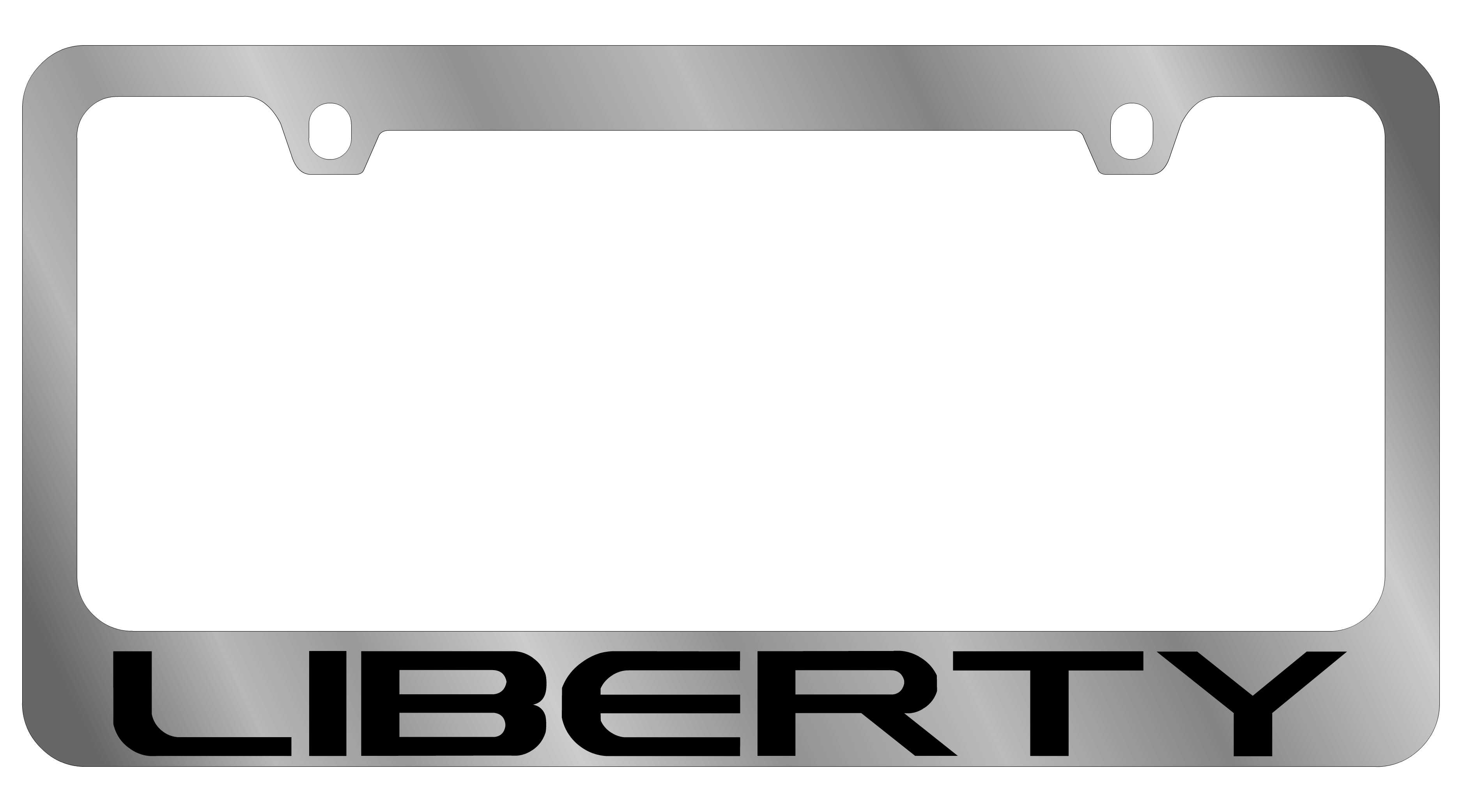 Jeep Liberty Chrome License Plate Frame