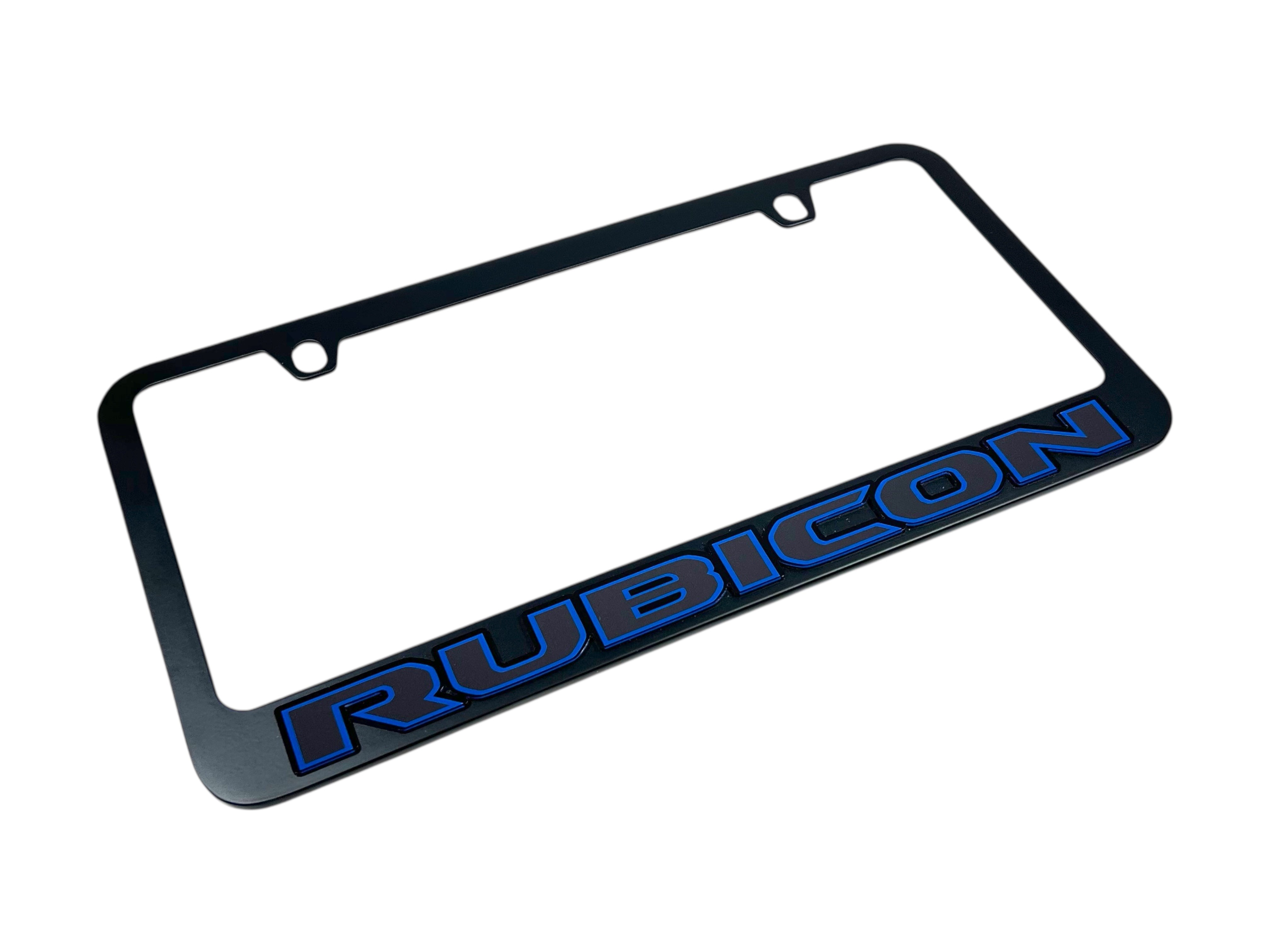 Jeep Rubicon Black License Plate Frame