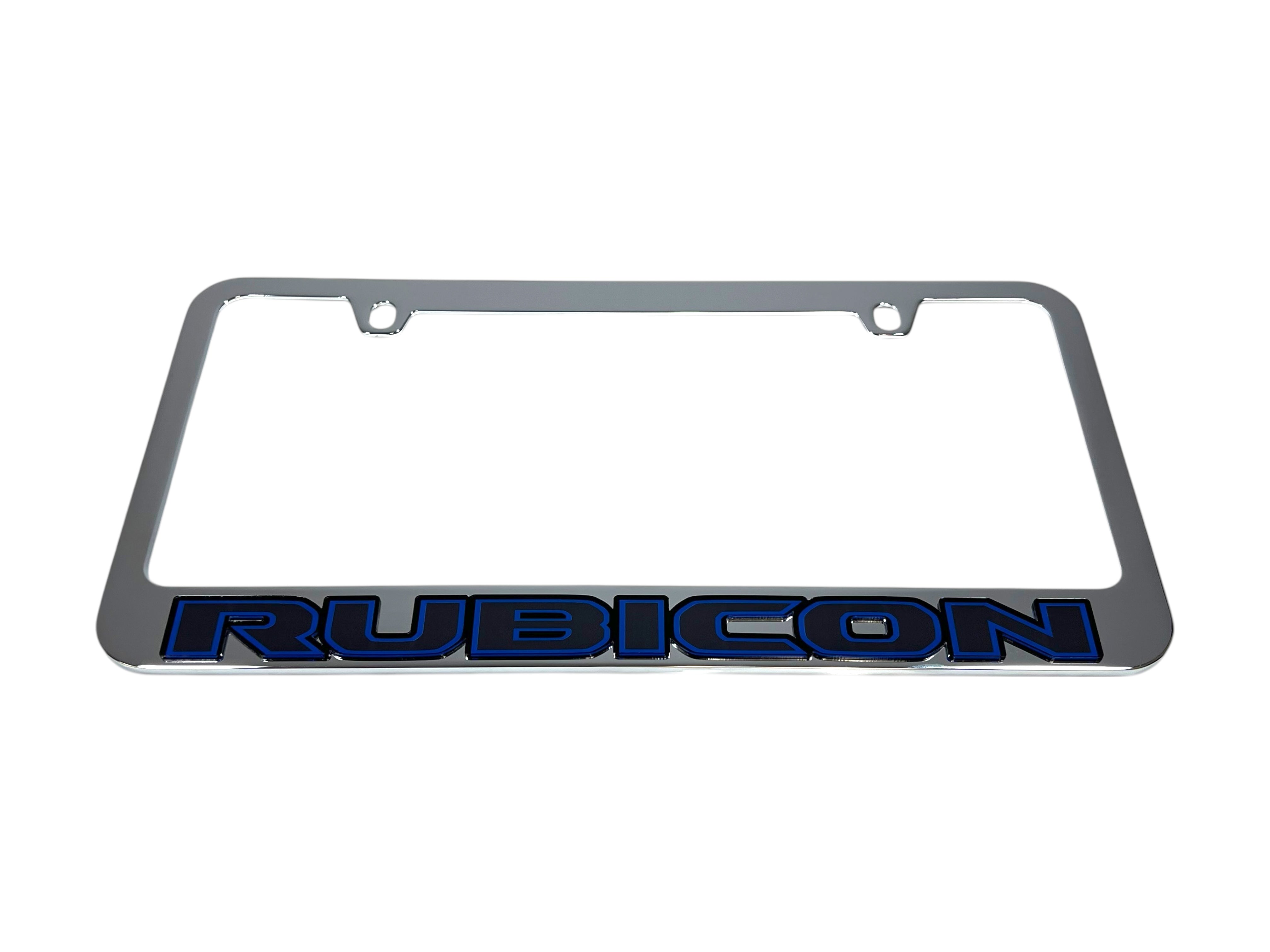 Jeep Rubicon Chrome License Plate Frame