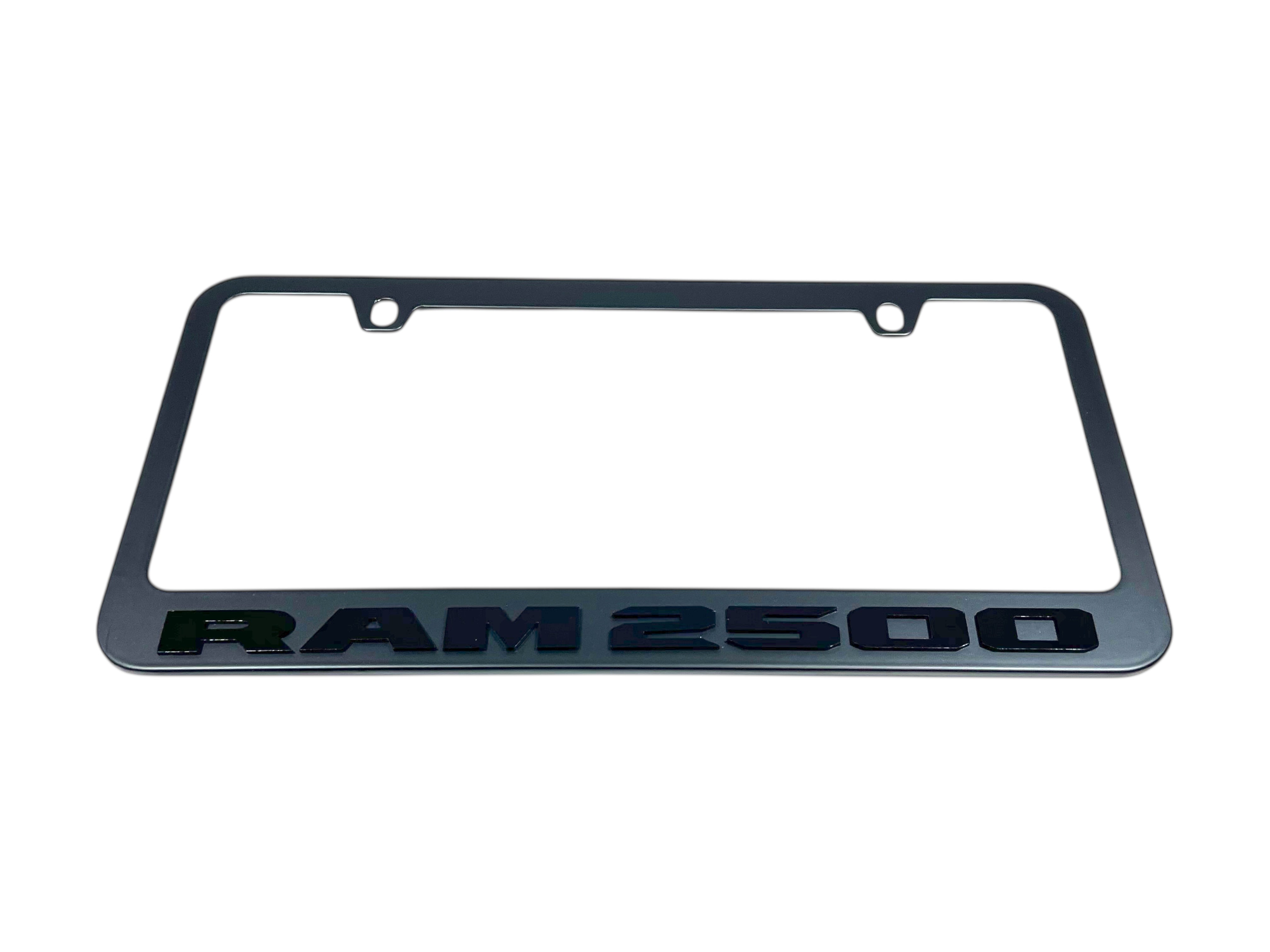 Ram 2500 Black License Plate Frame