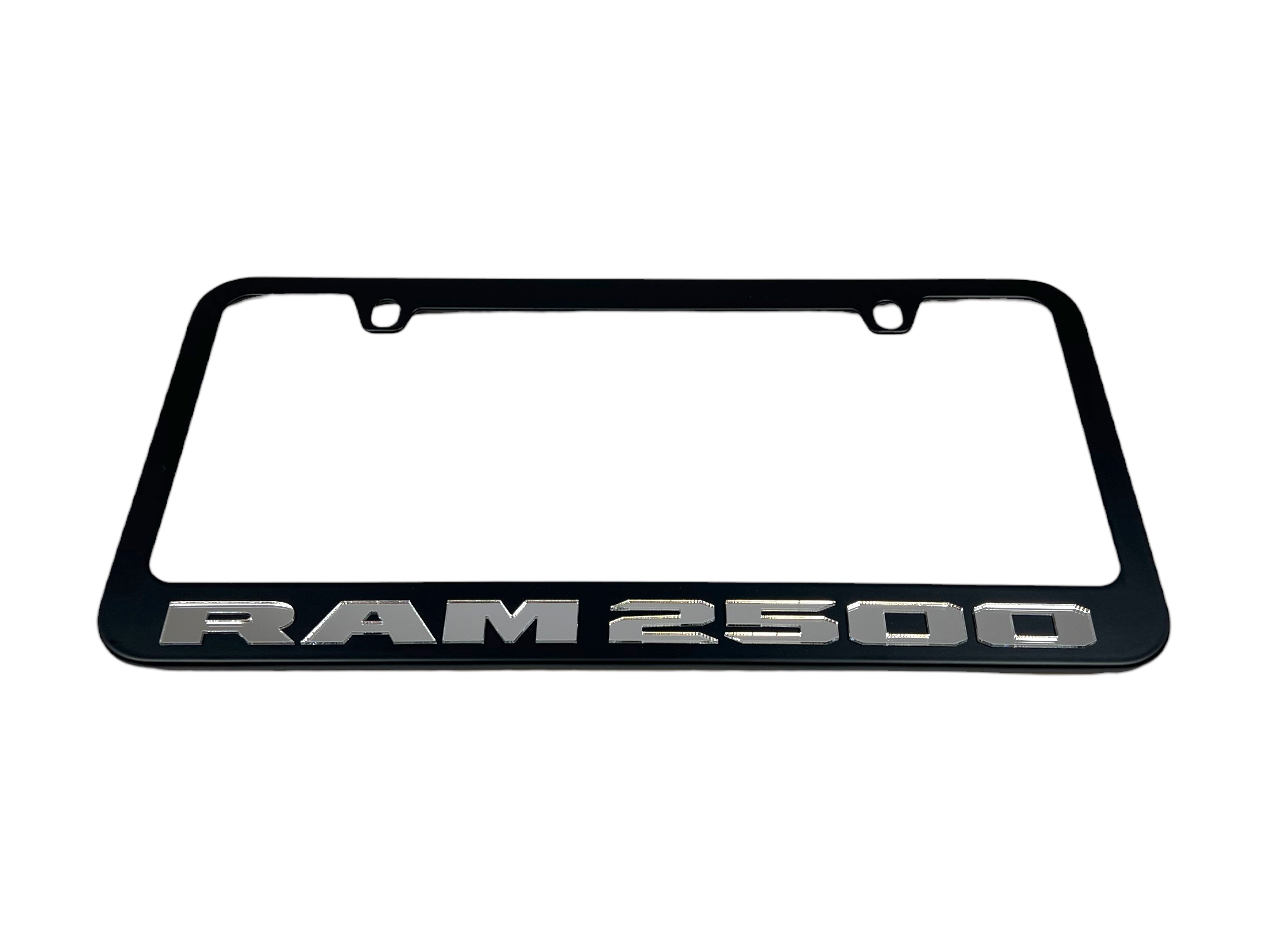 Ram 2500 Black License Plate Frame