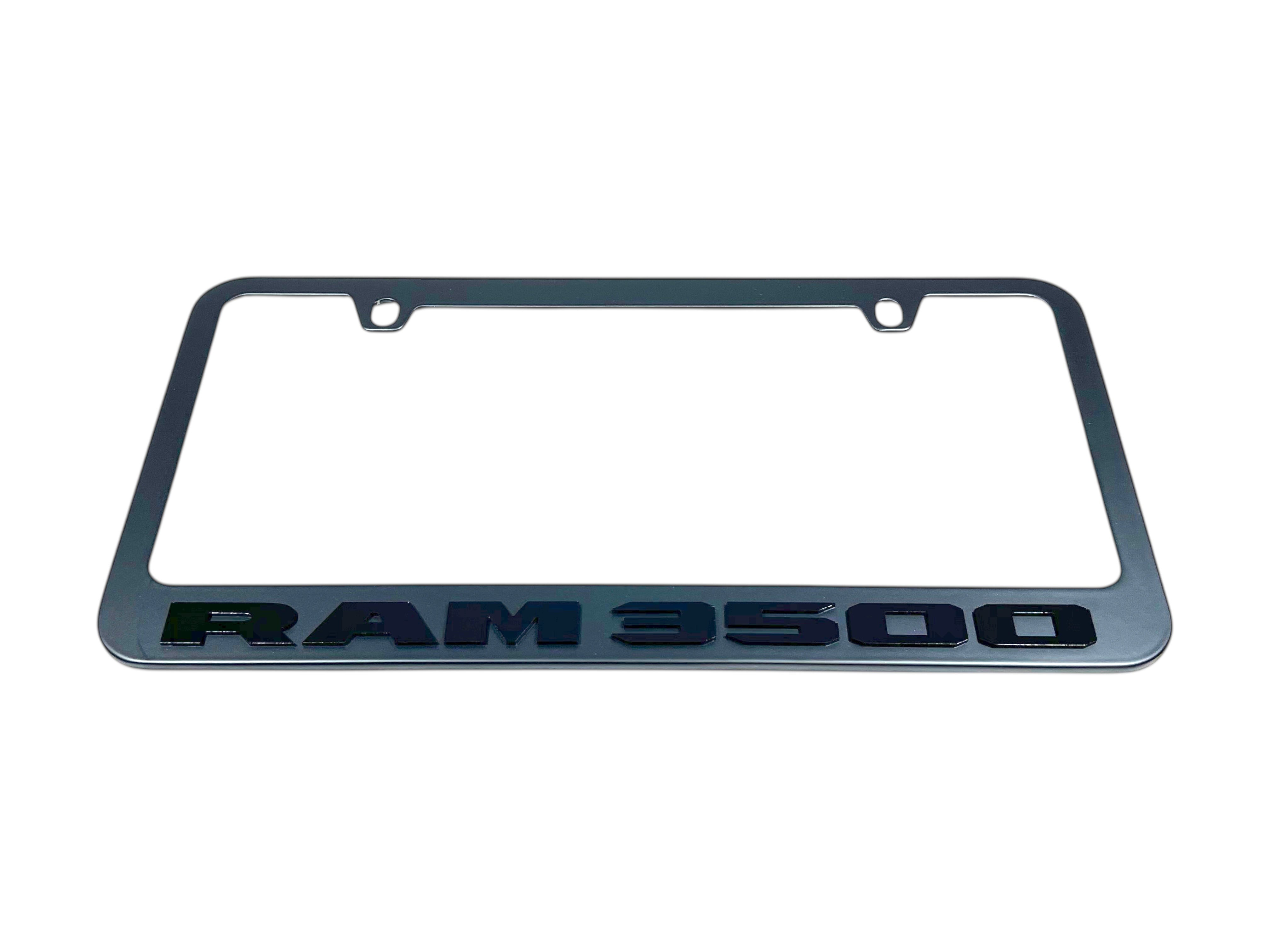 Ram 3500 Black License Plate Frame