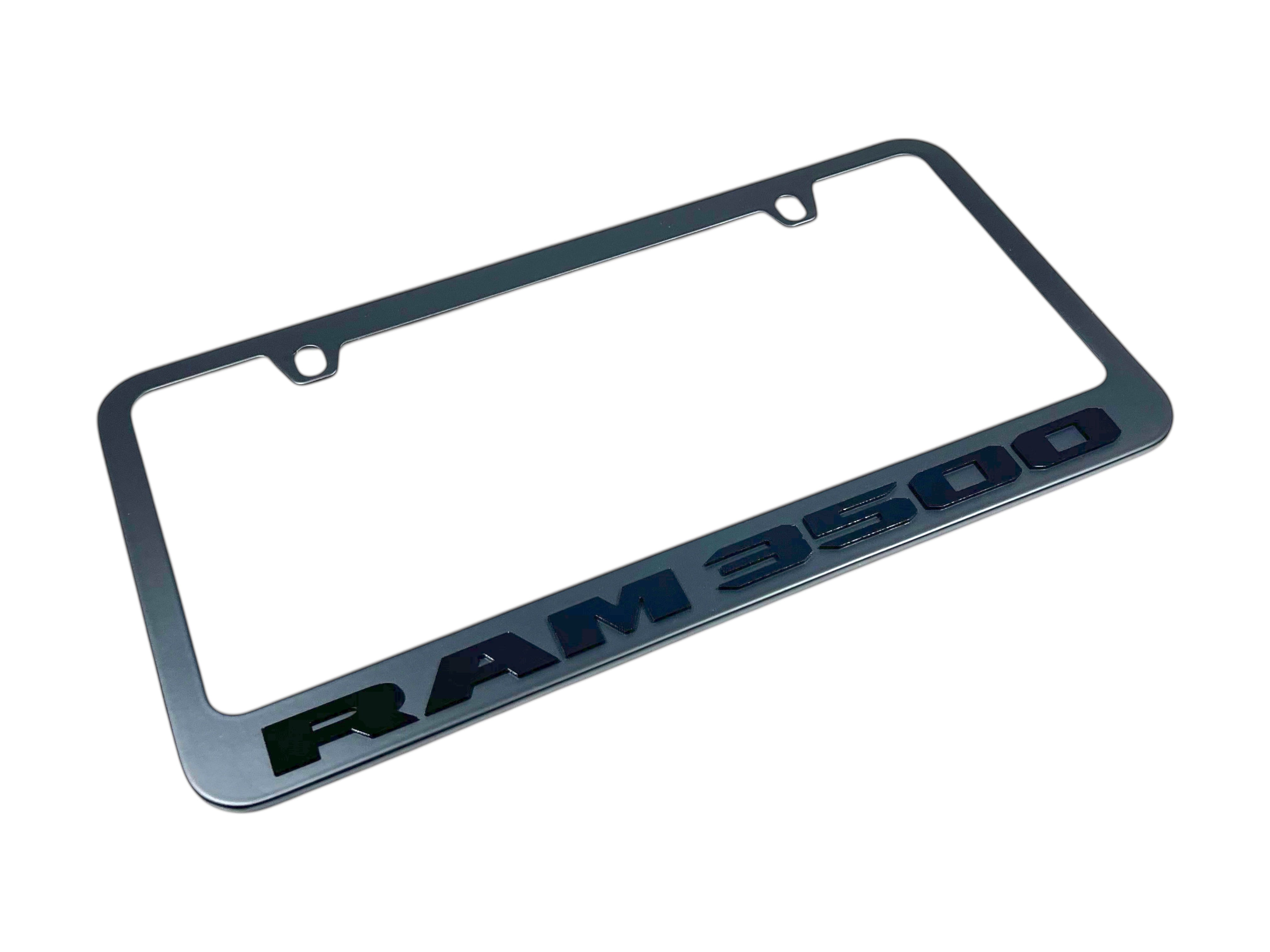Ram 3500 Black License Plate Frame