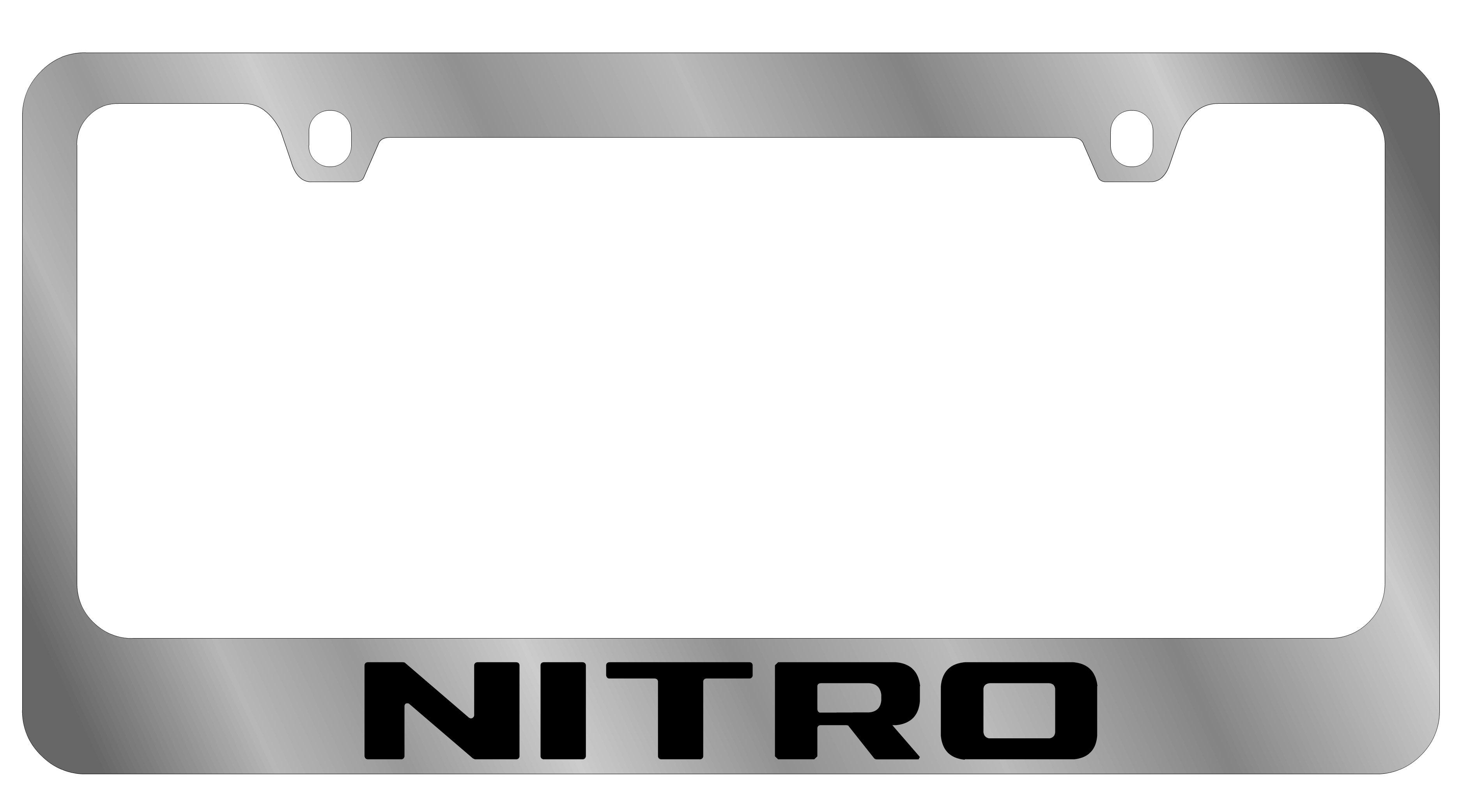 Dodge Nitro Chrome License Plate Frame
