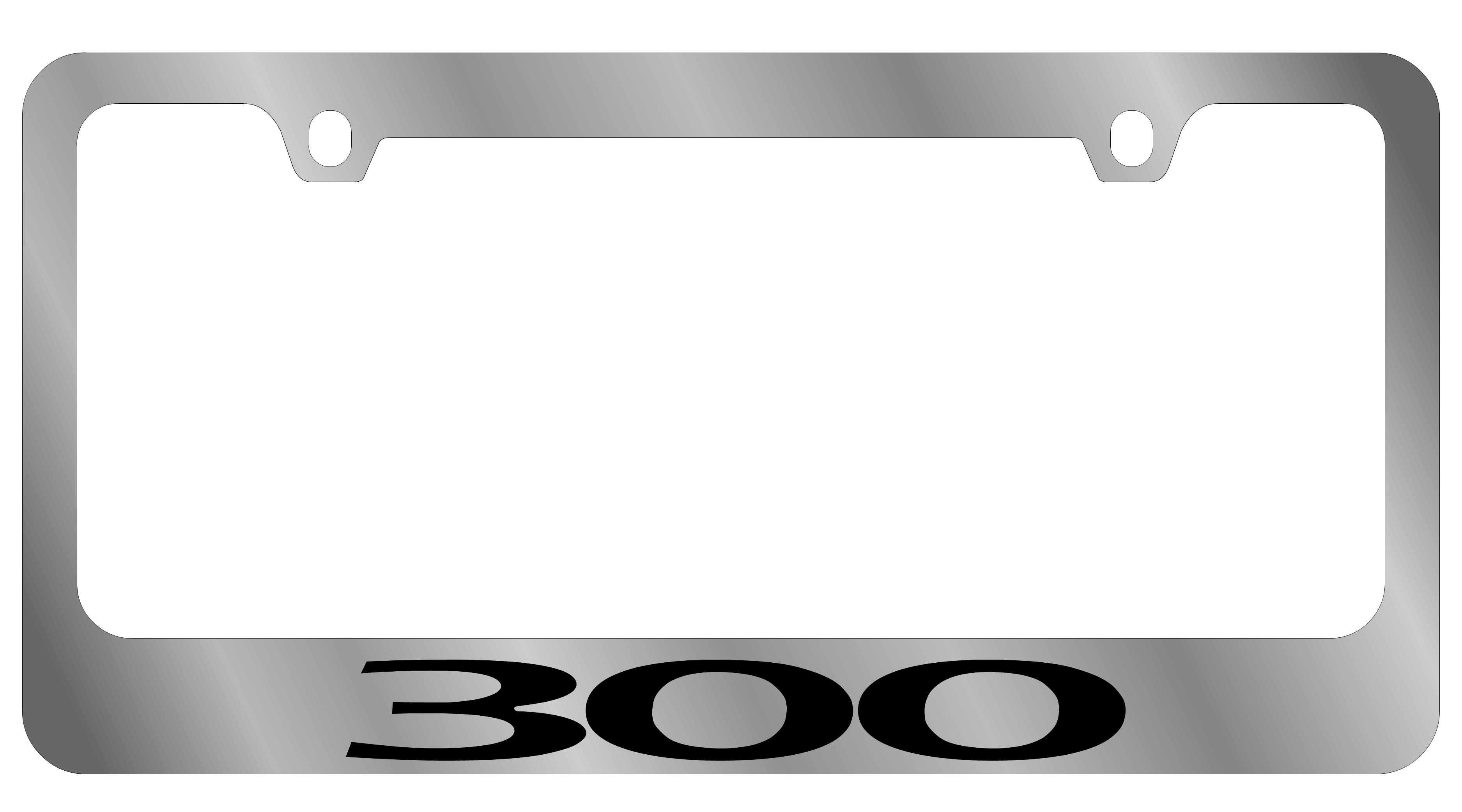 Chrysler 300 Chrome License Plate Frame