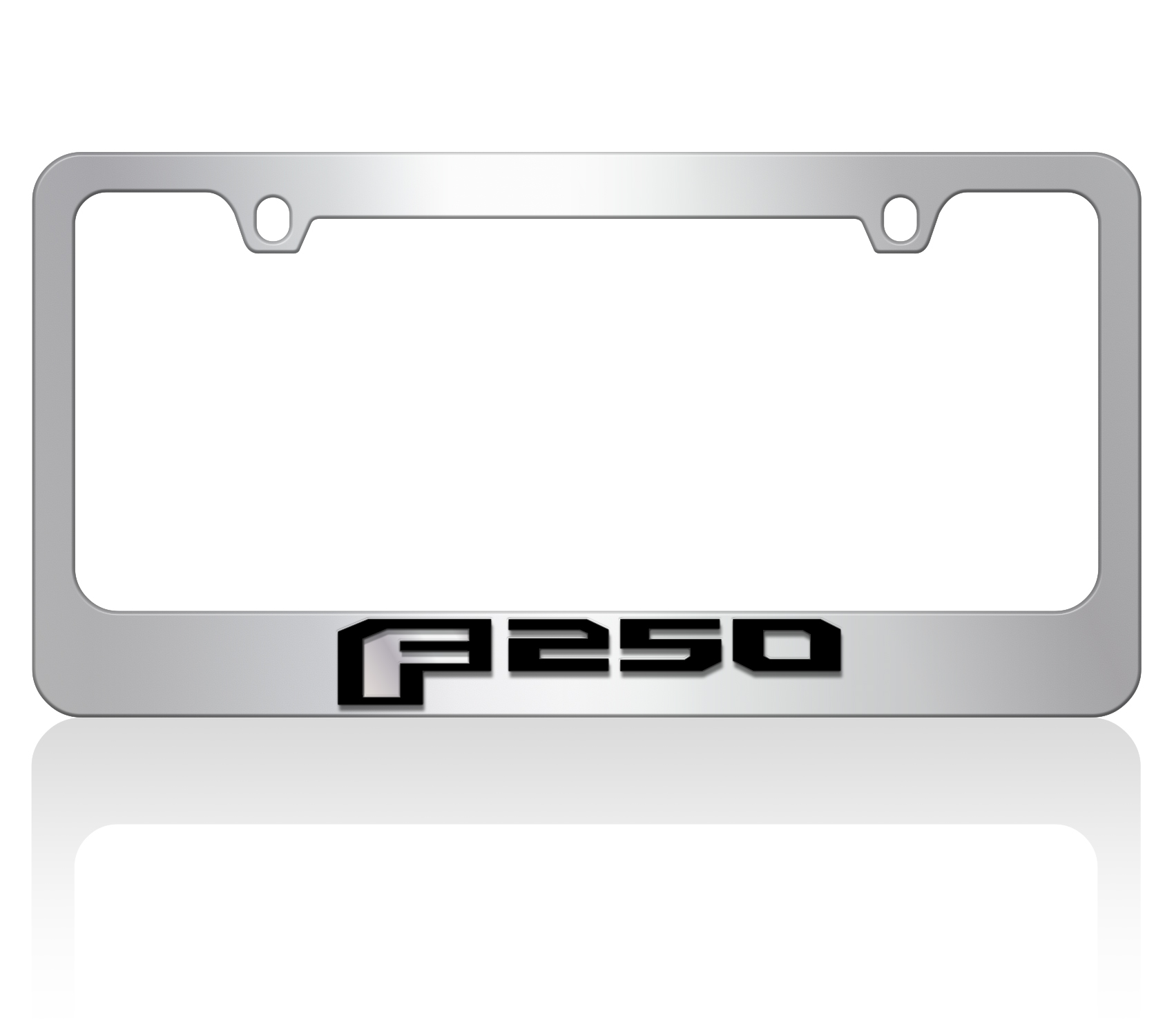 2017 Ford F-250 Chrome License Plate Frame