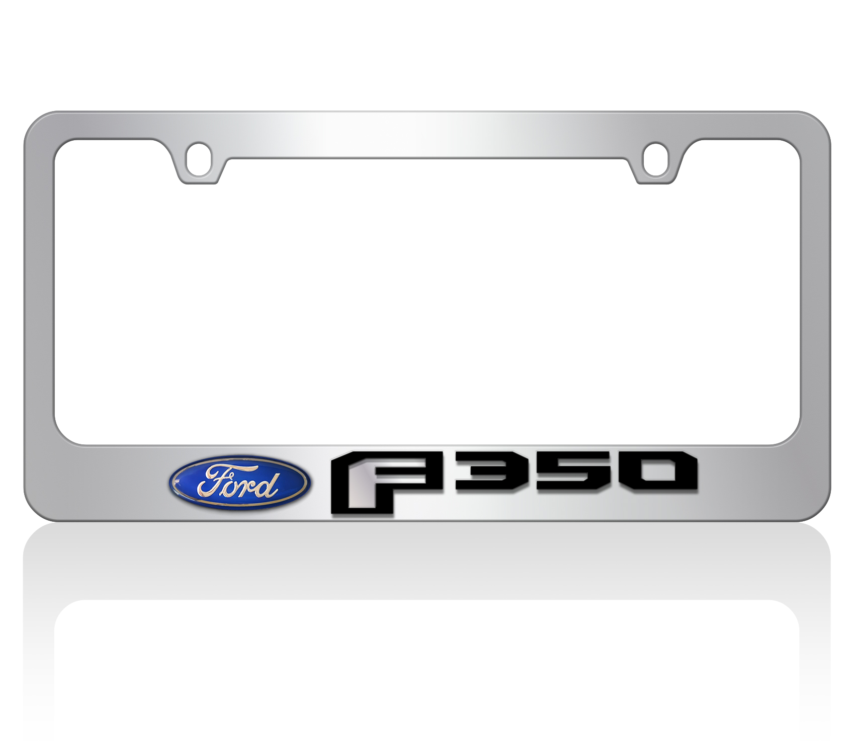 2017 Ford F-350 Chrome License Plate Frame