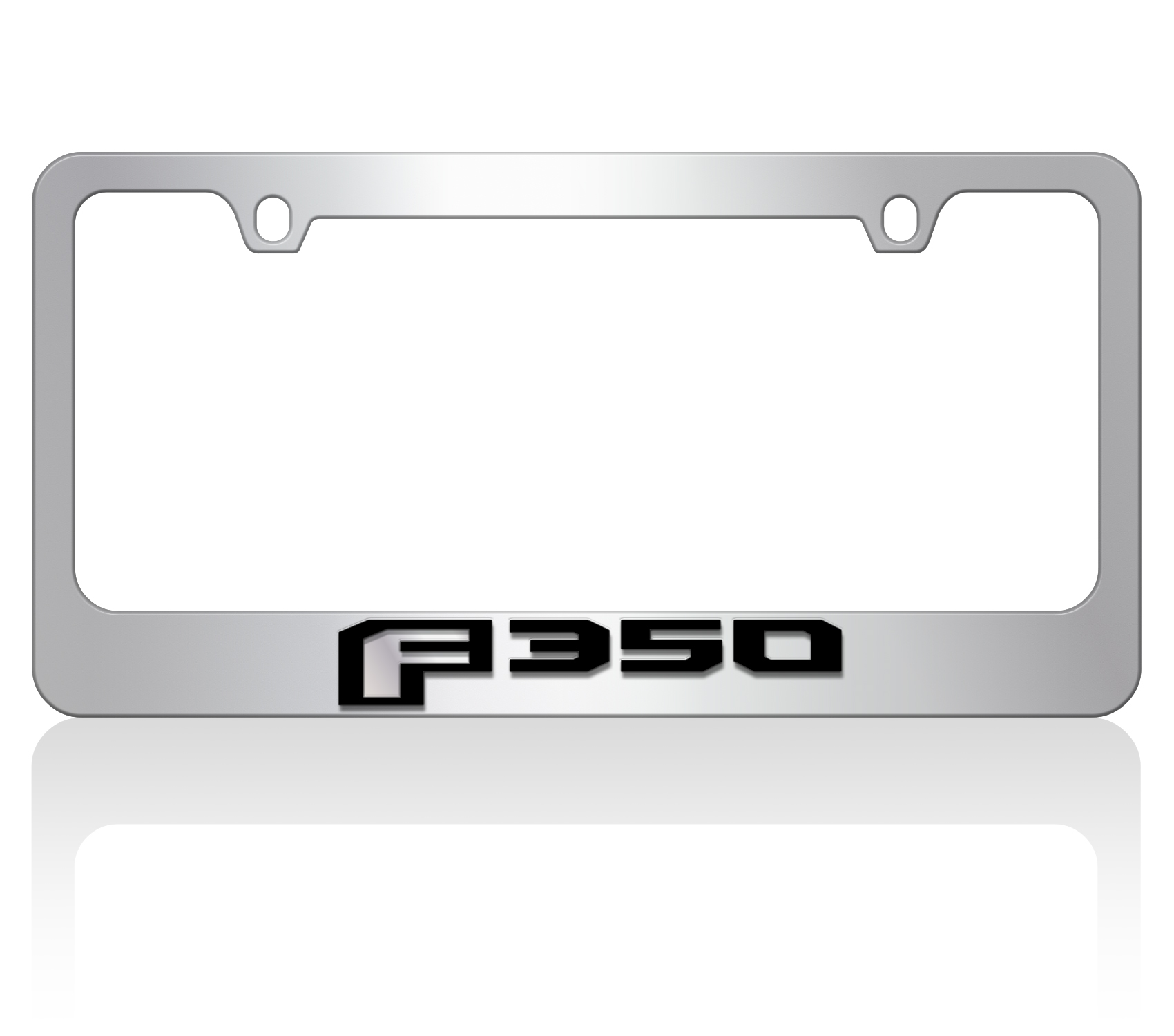 2017 Ford F-350 Chrome License Plate Frame