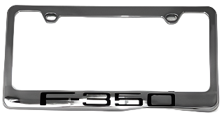 Ford F-350 Chrome License Plate Frame