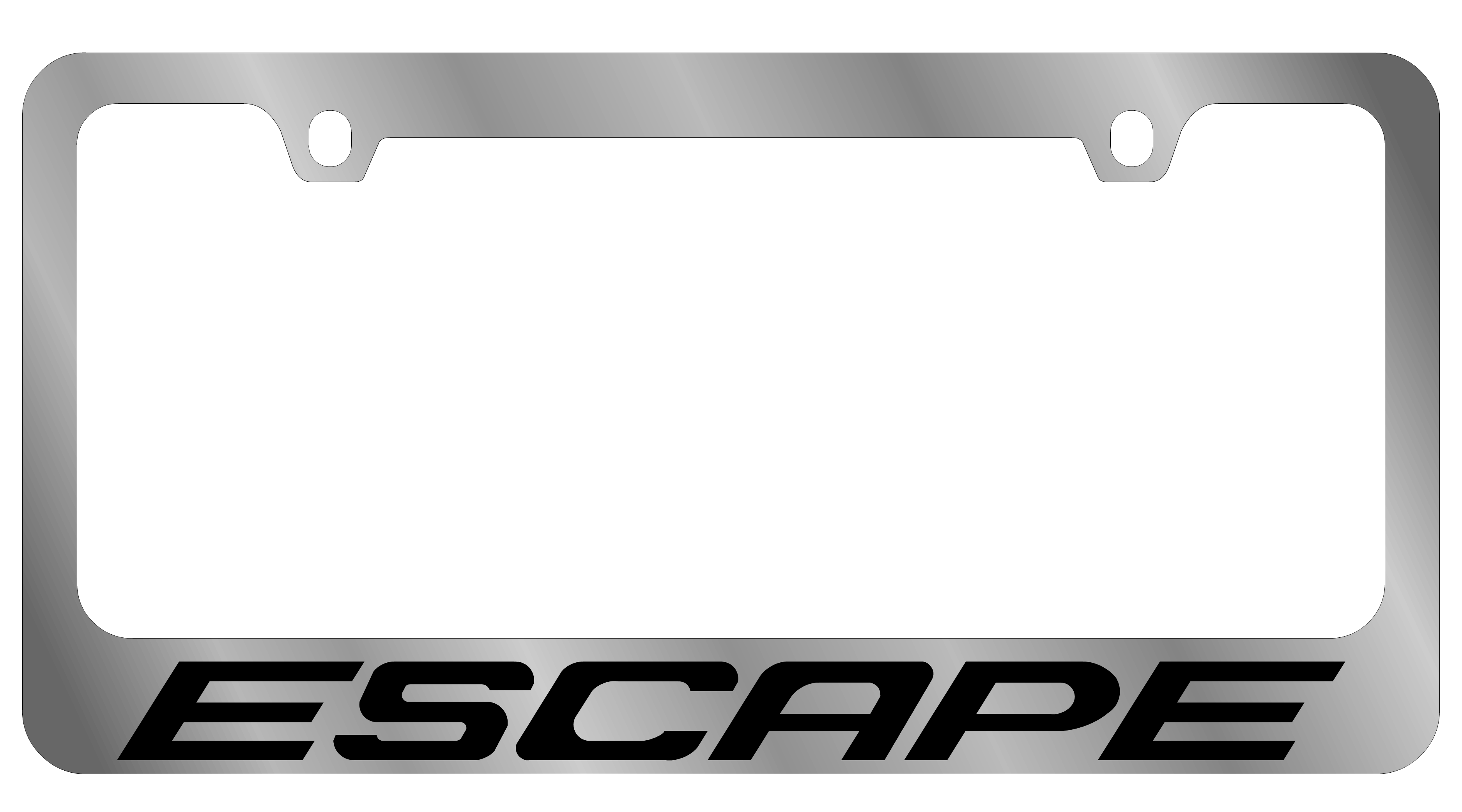 Ford Escape Chrome License Plate Frame