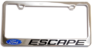 Ford Escape Chrome License Plate Frame