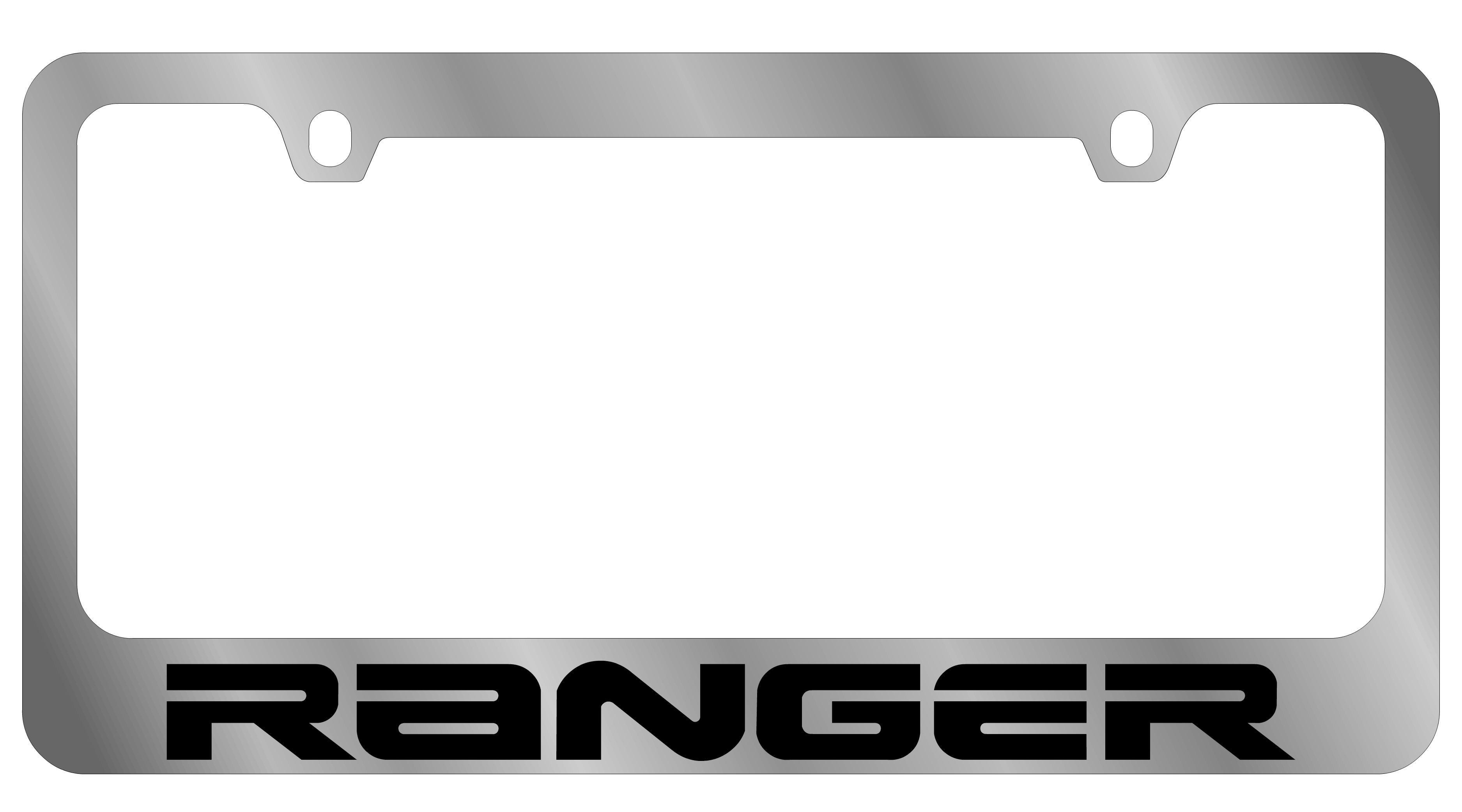 Ford Ranger Chrome License Plate Frame