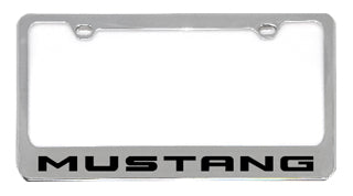2010 Ford Mustang Chrome License Plate