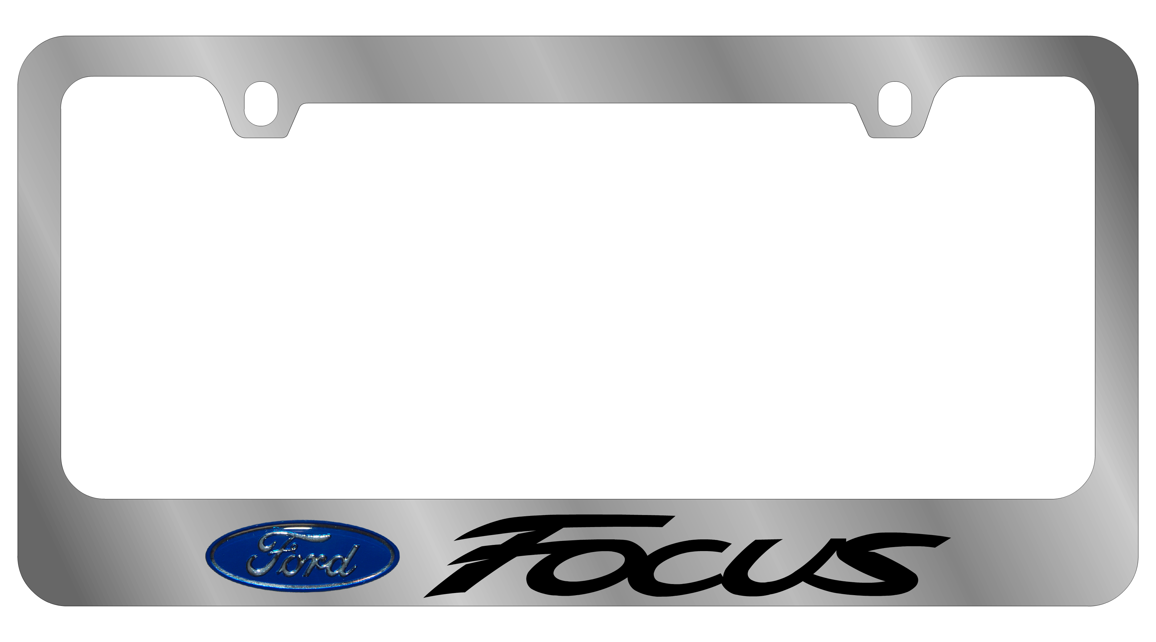 2010 Ford Focus Chrome License Plate Frame