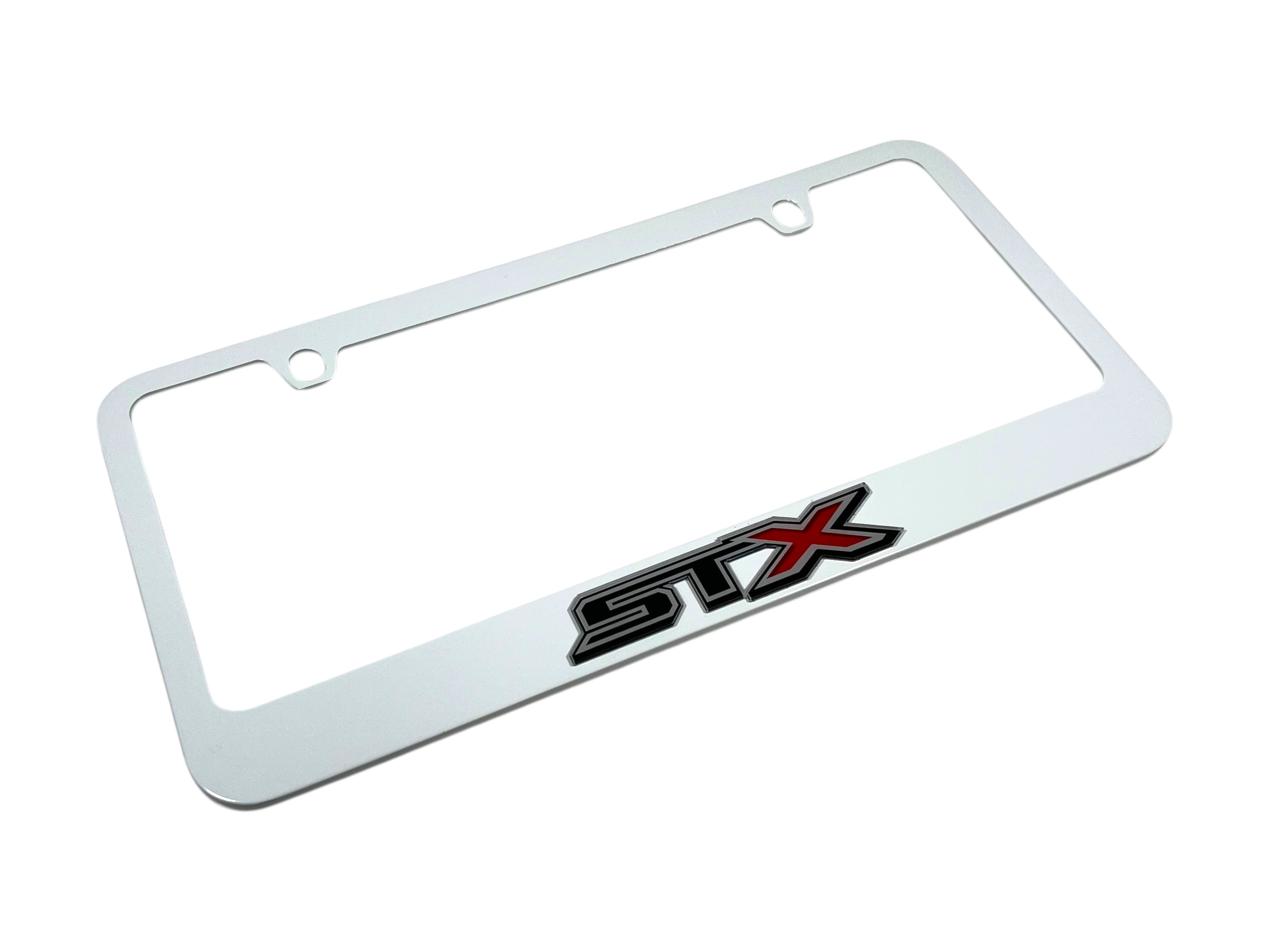 Ford F-150 STX White License Plate Frame