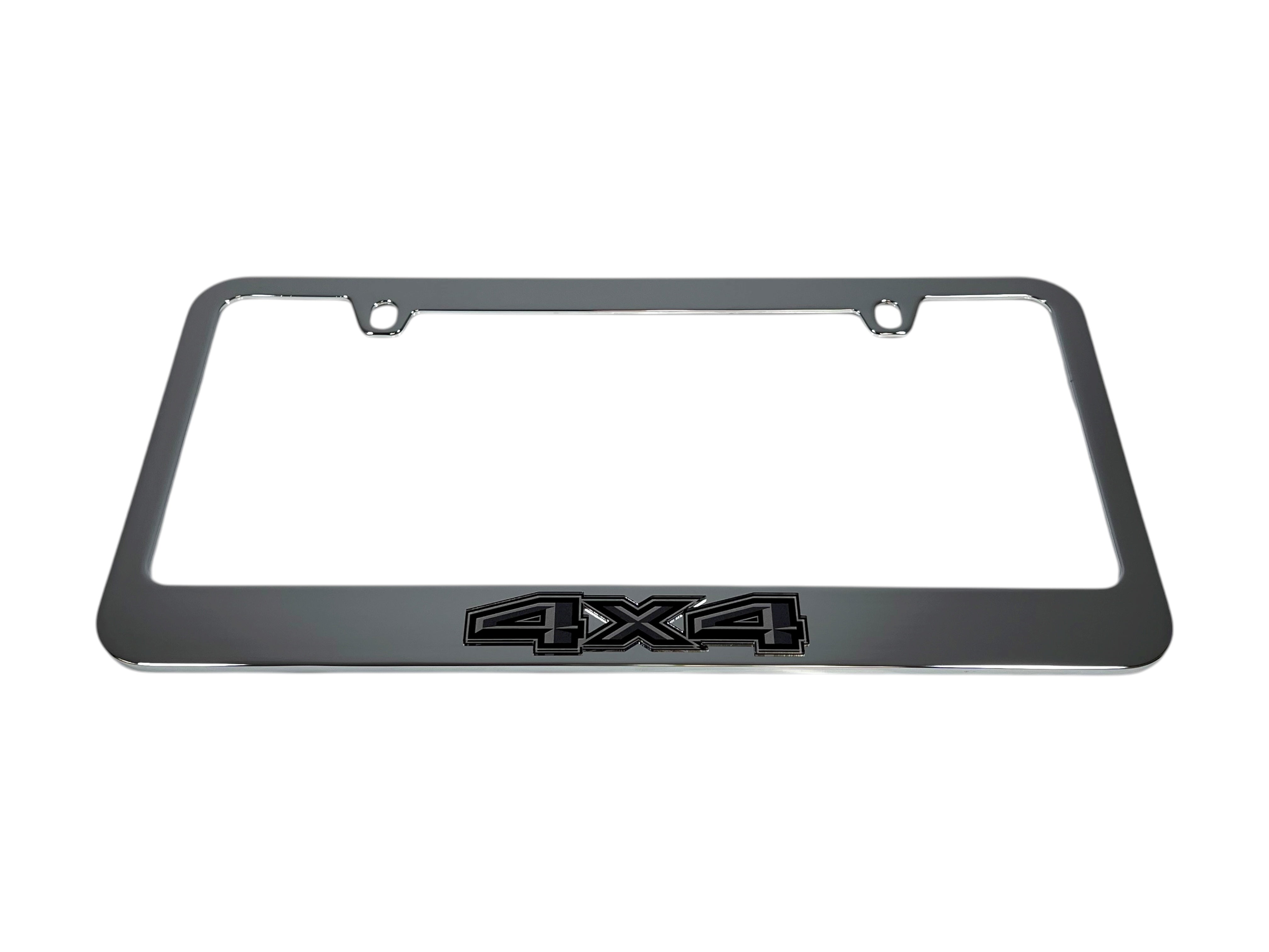 Ford 4X4 Blacked Out Chrome License Plate Frame