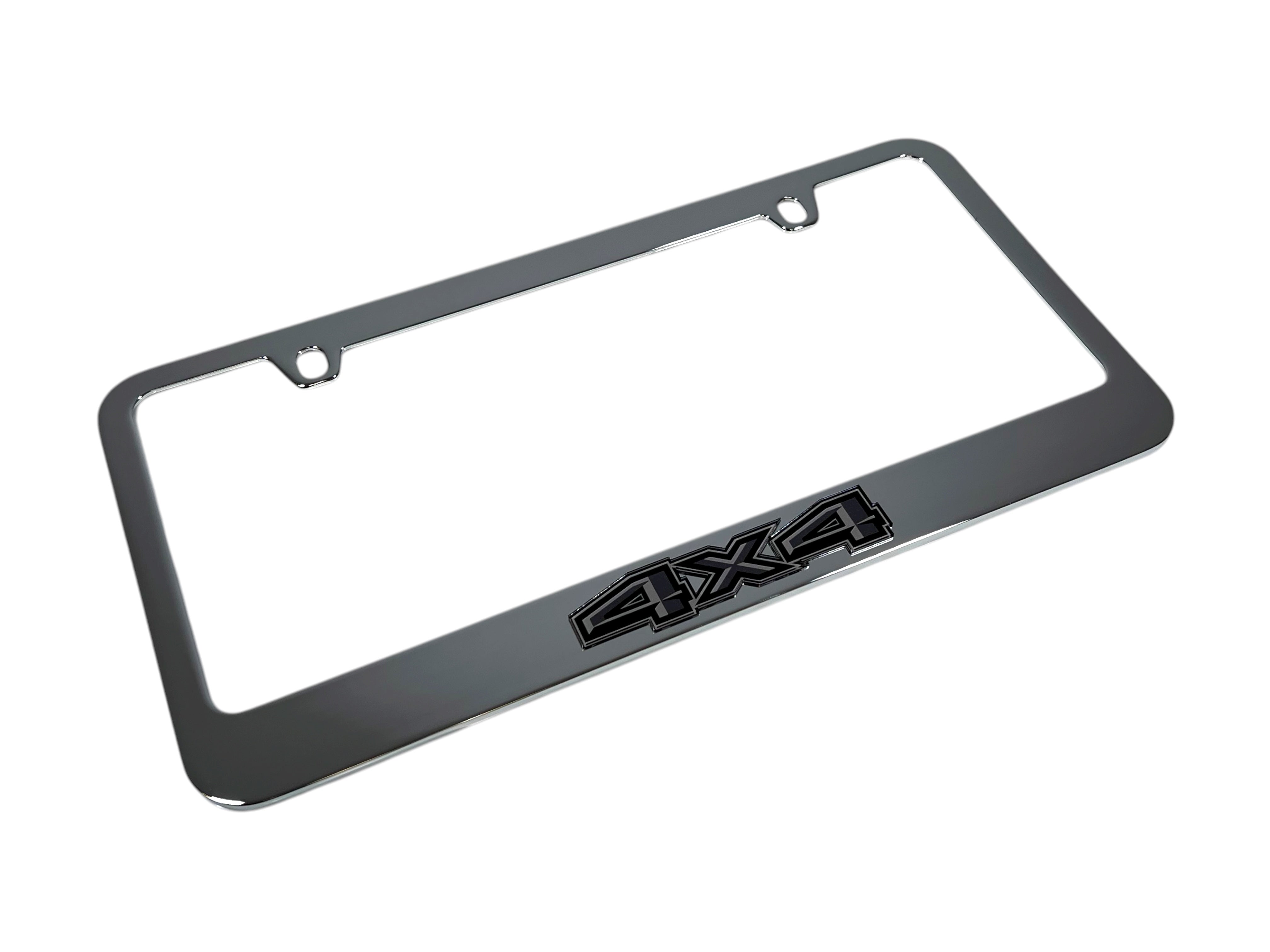 Ford 4X4 Blacked Out Chrome License Plate Frame