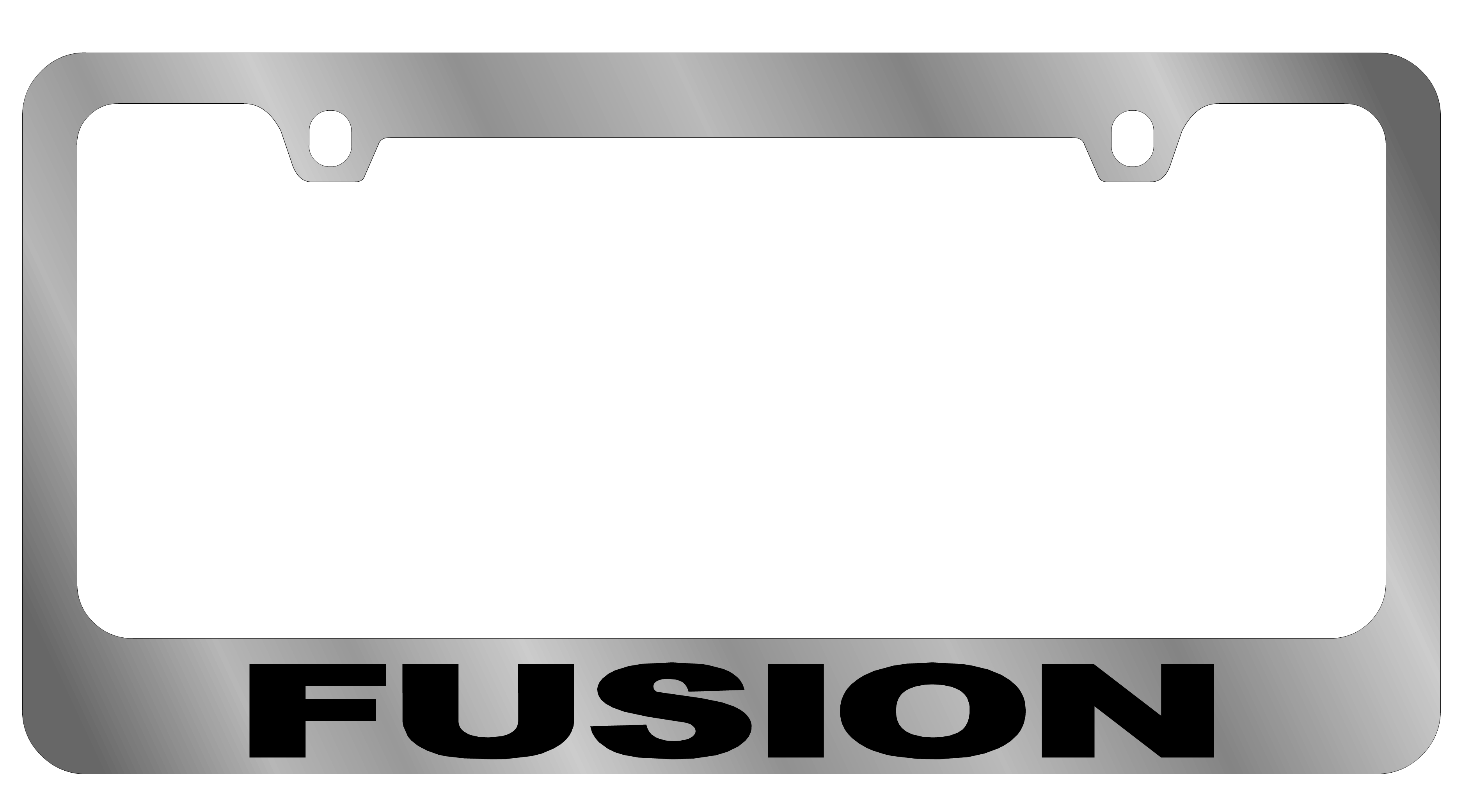 Ford Fusion Chrome License Plate Frame