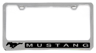 Ford Mustang Chrome License Plate Frame