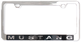 Ford Mustang Chrome License Plate Frame