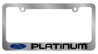 Ford Platinum Chrome License Plate Frame