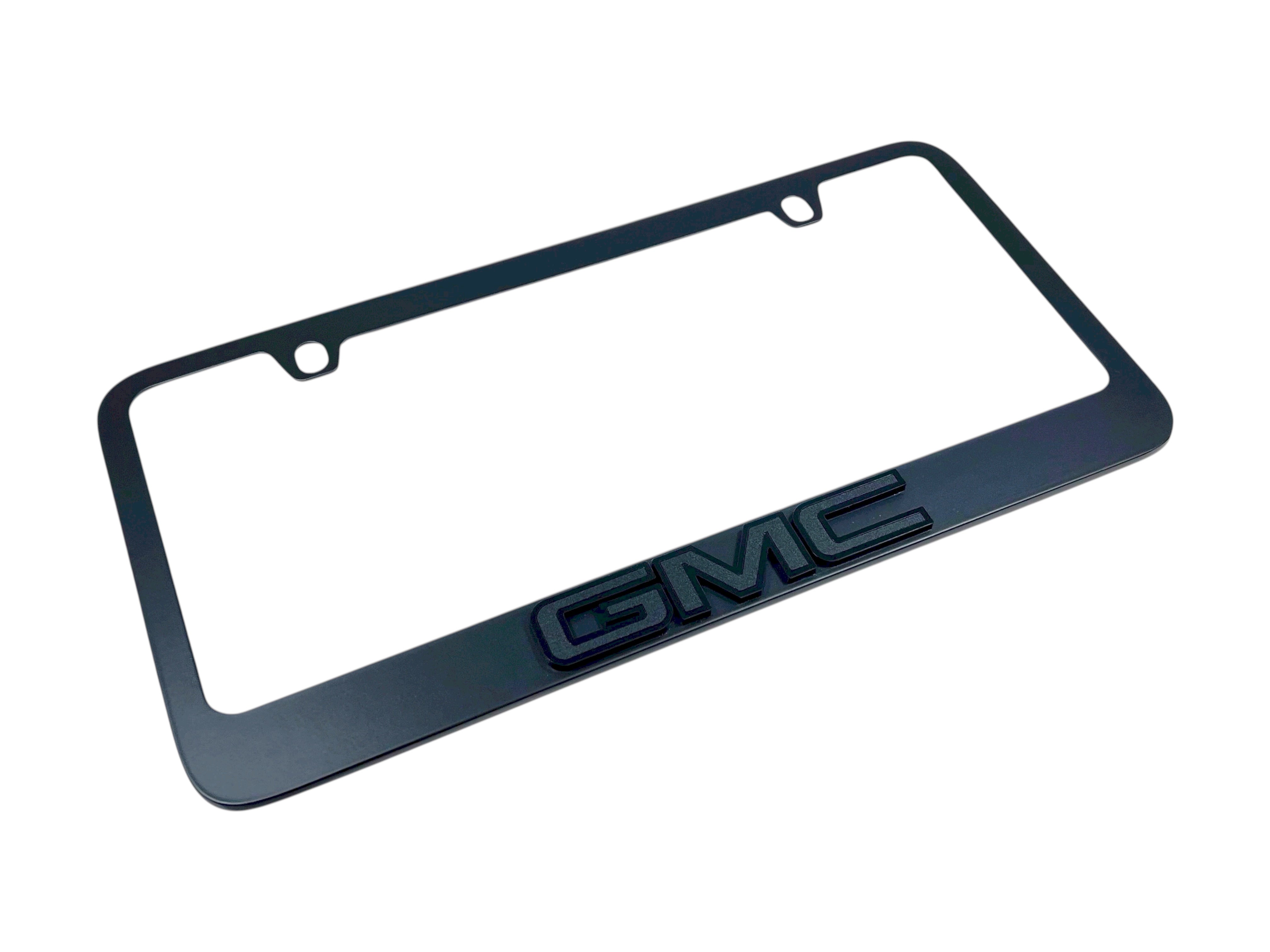 GMC Black License Plate Frame