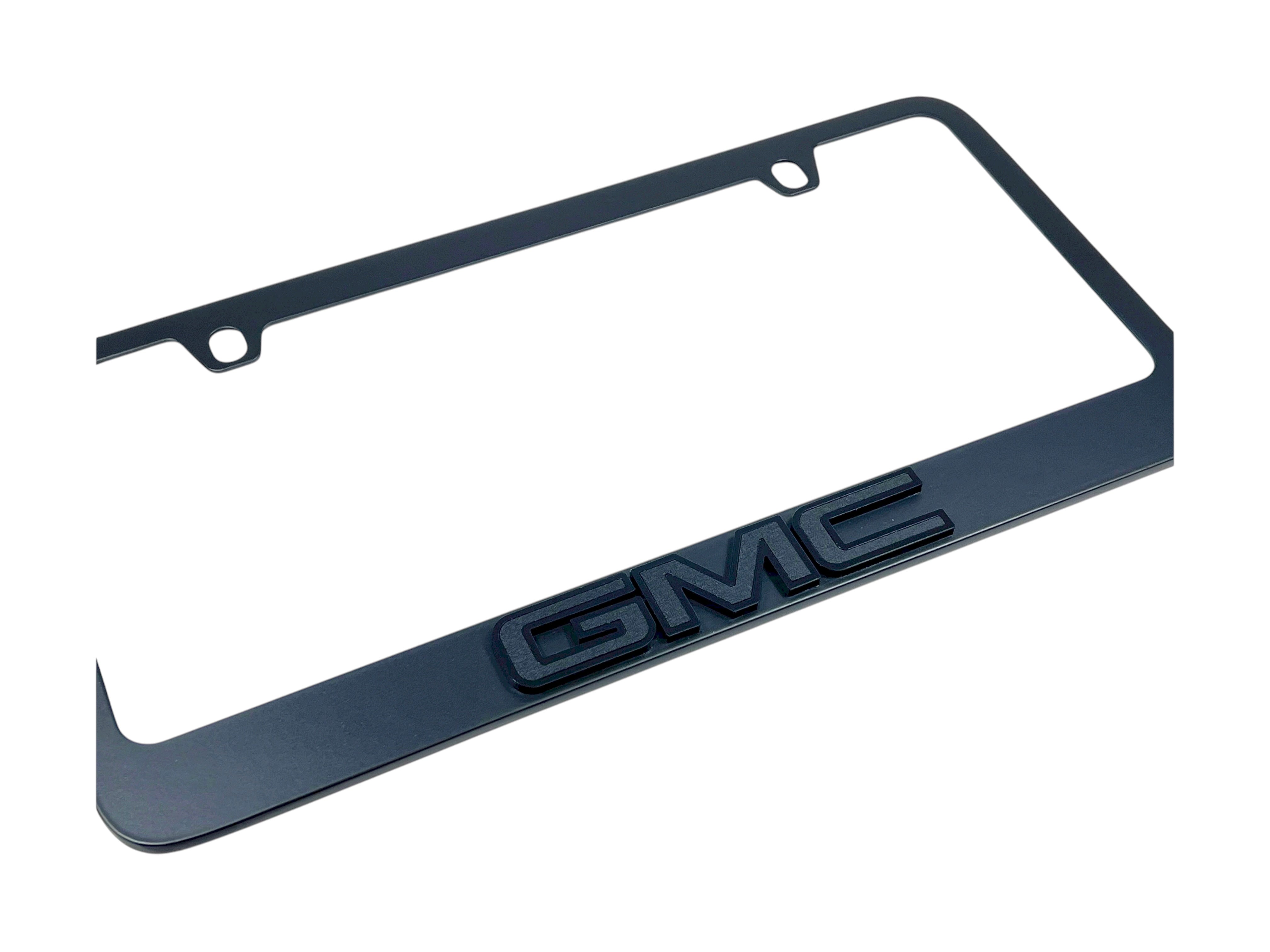 GMC Black License Plate Frame