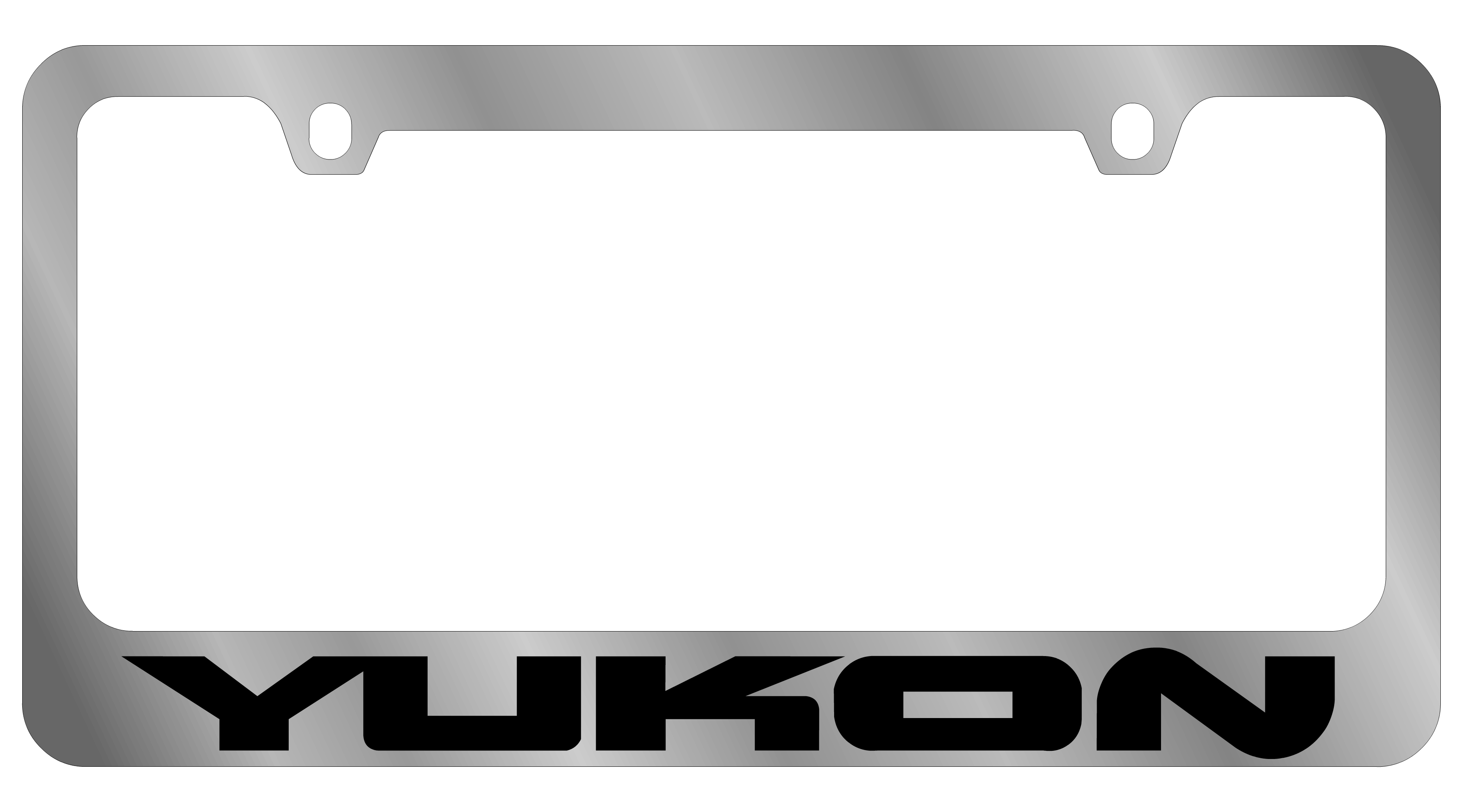 GMC Yukon Chrome License Plate Frame