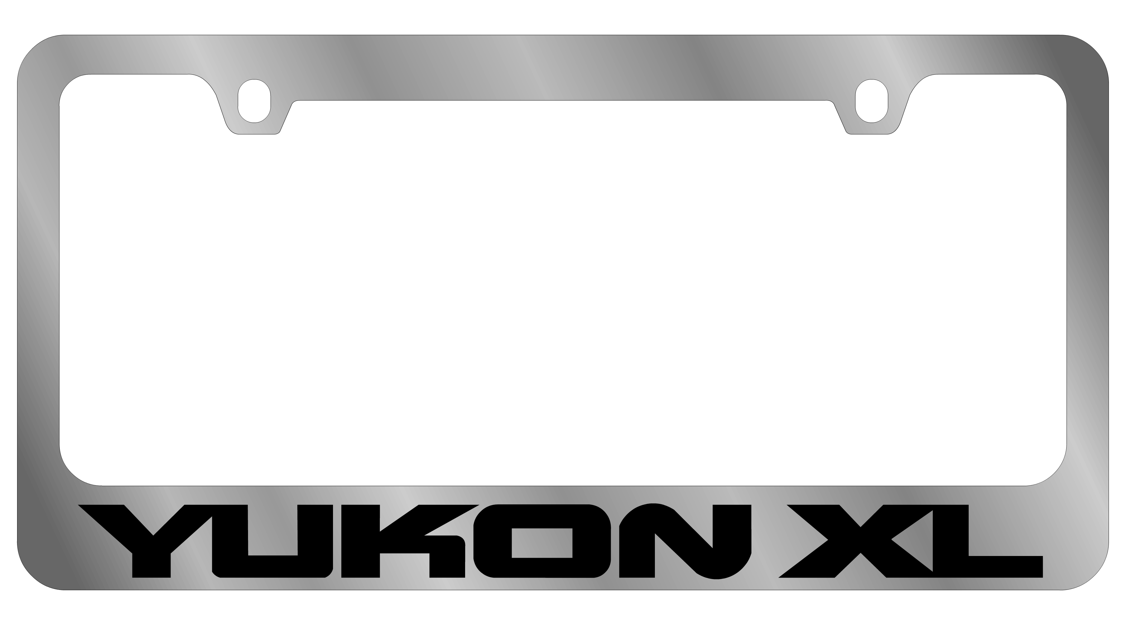 GMC Yukon XL Chrome License Plate Frame
