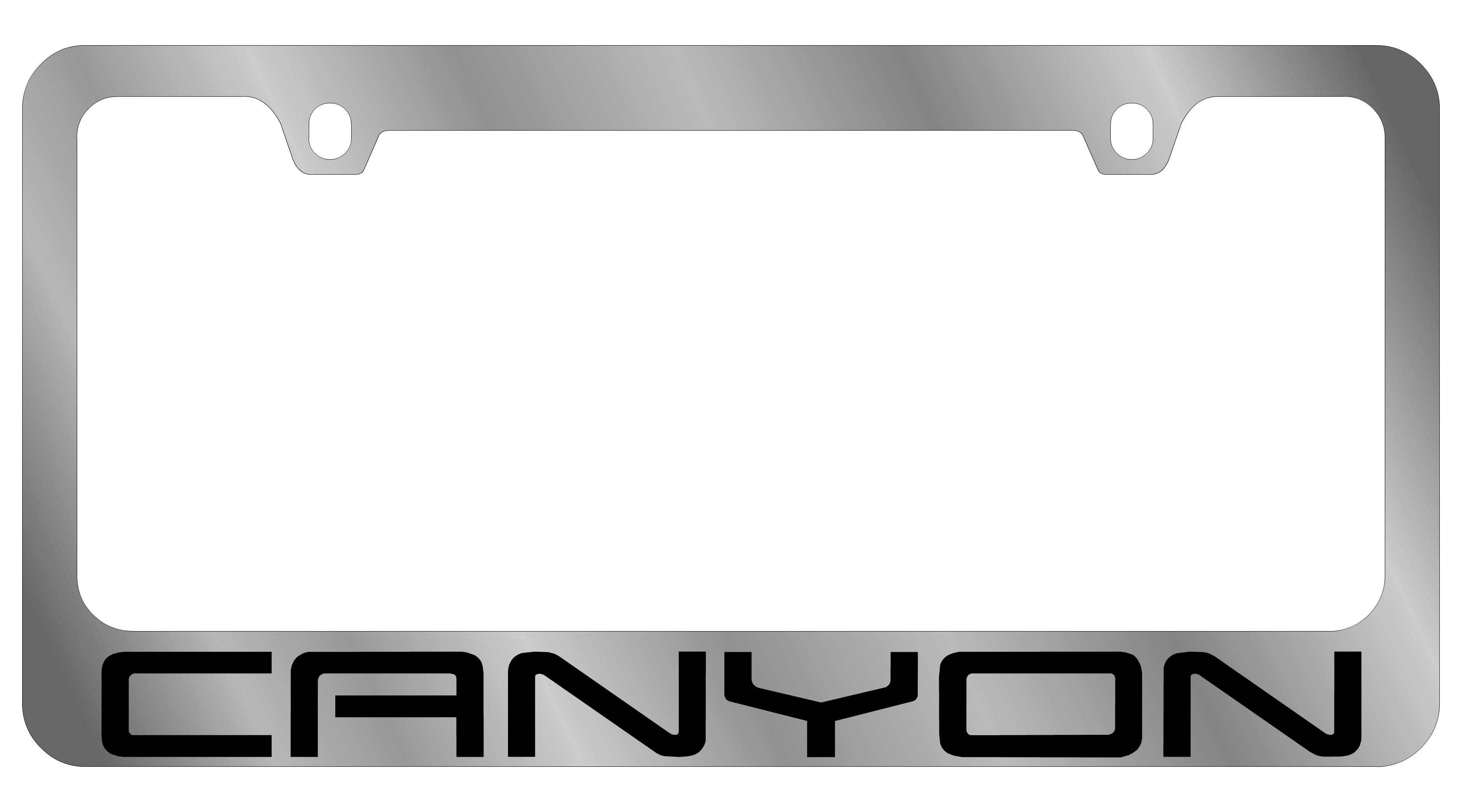 GMC Canyon Chrome License Plate Frame