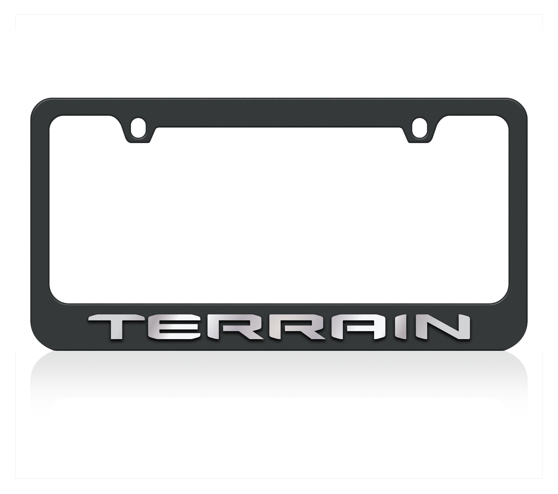 2019 GMC Terrain Black License Plate Frame