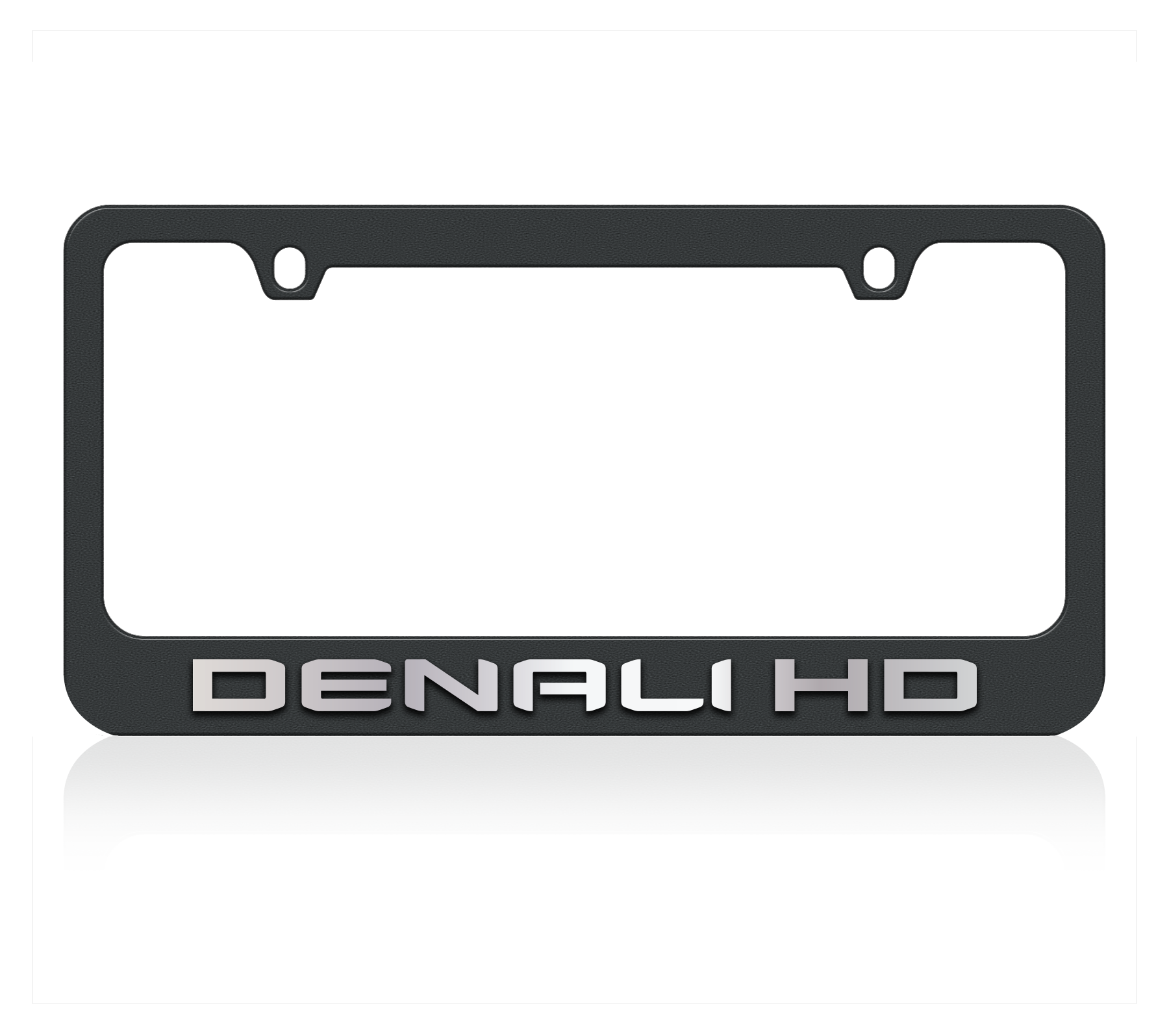 Black GMC AT4 Emblem Metal Vanity License Plate W/ 3D Letters...