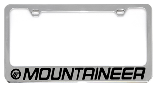 Mercury Mountaineer Chrome License Plate Frame