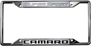 Chevrolet Camaro Super Sport Chrome License Plate