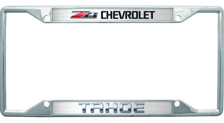 Chevrolet Tahoe Z71 Chrome License Plate Frame