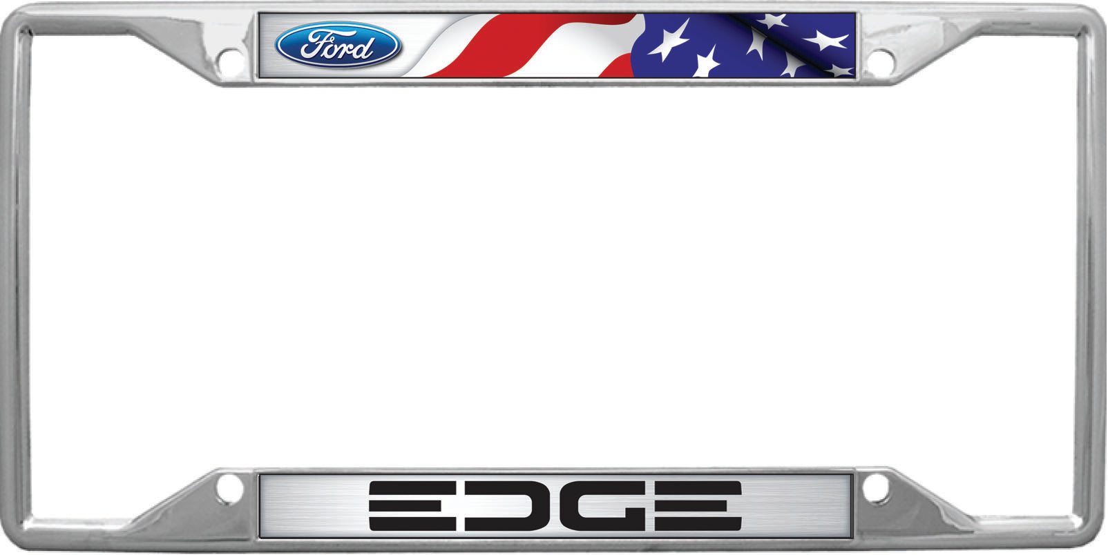 Ford Edge Chrome License Plate Frame