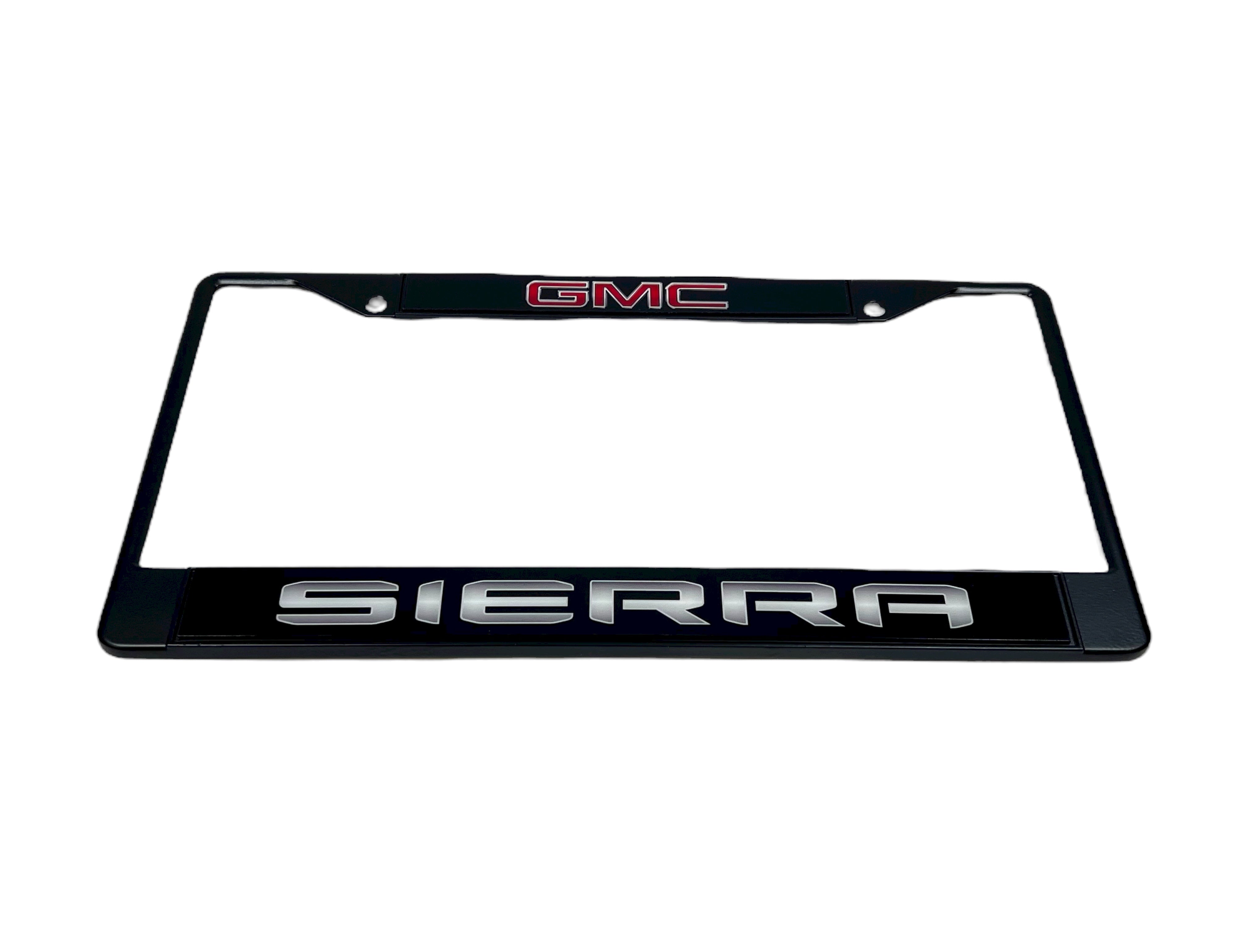 GMC Sierra Black License Plate Frame