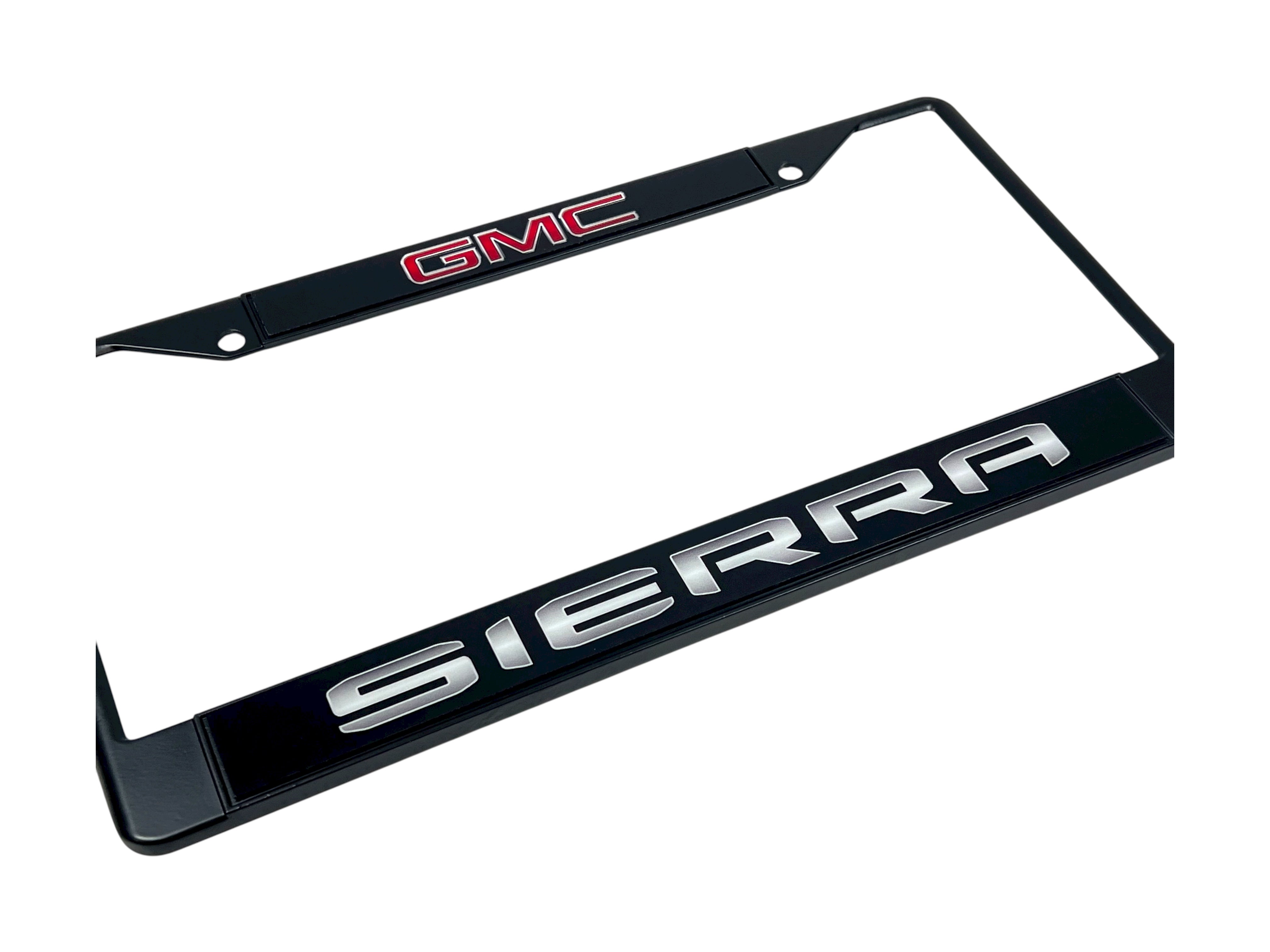 GMC Sierra Black License Plate Frame
