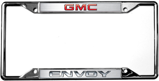 GMC Envoy Chrome License Plate Frame