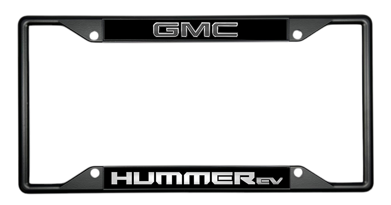 GMC Hummer EV Black License Plate Frame
